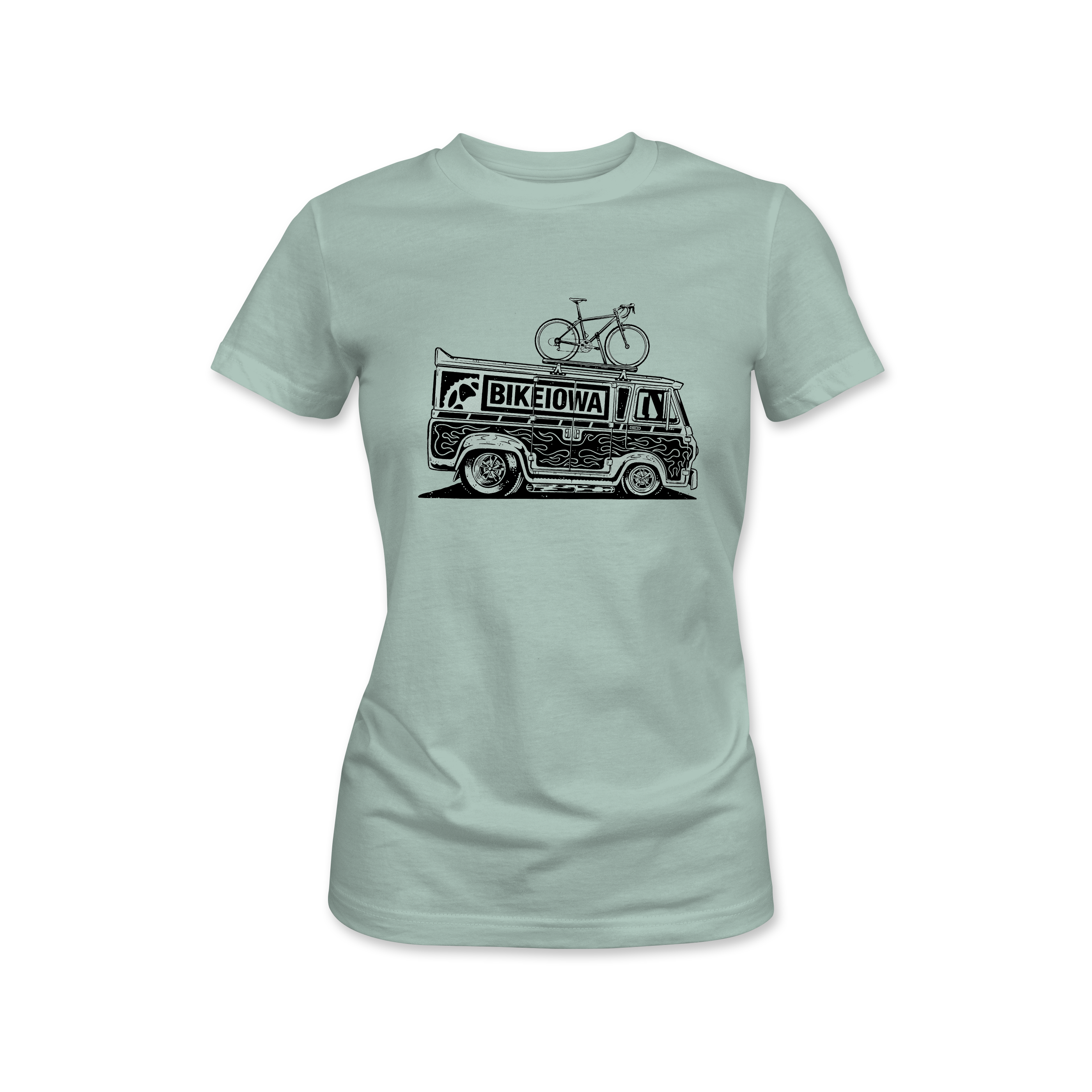 BIKEIOWA "RAD VAN" LADIES T-SHIRT