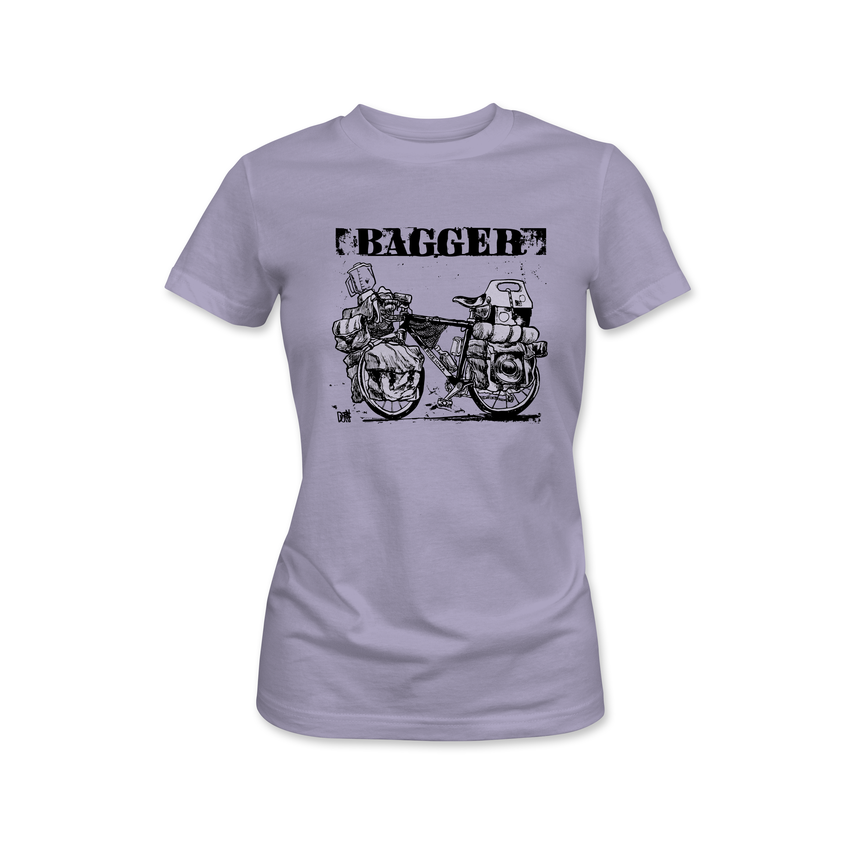 BIKEIOWA "BAGGER" LADIES T-SHIRT
