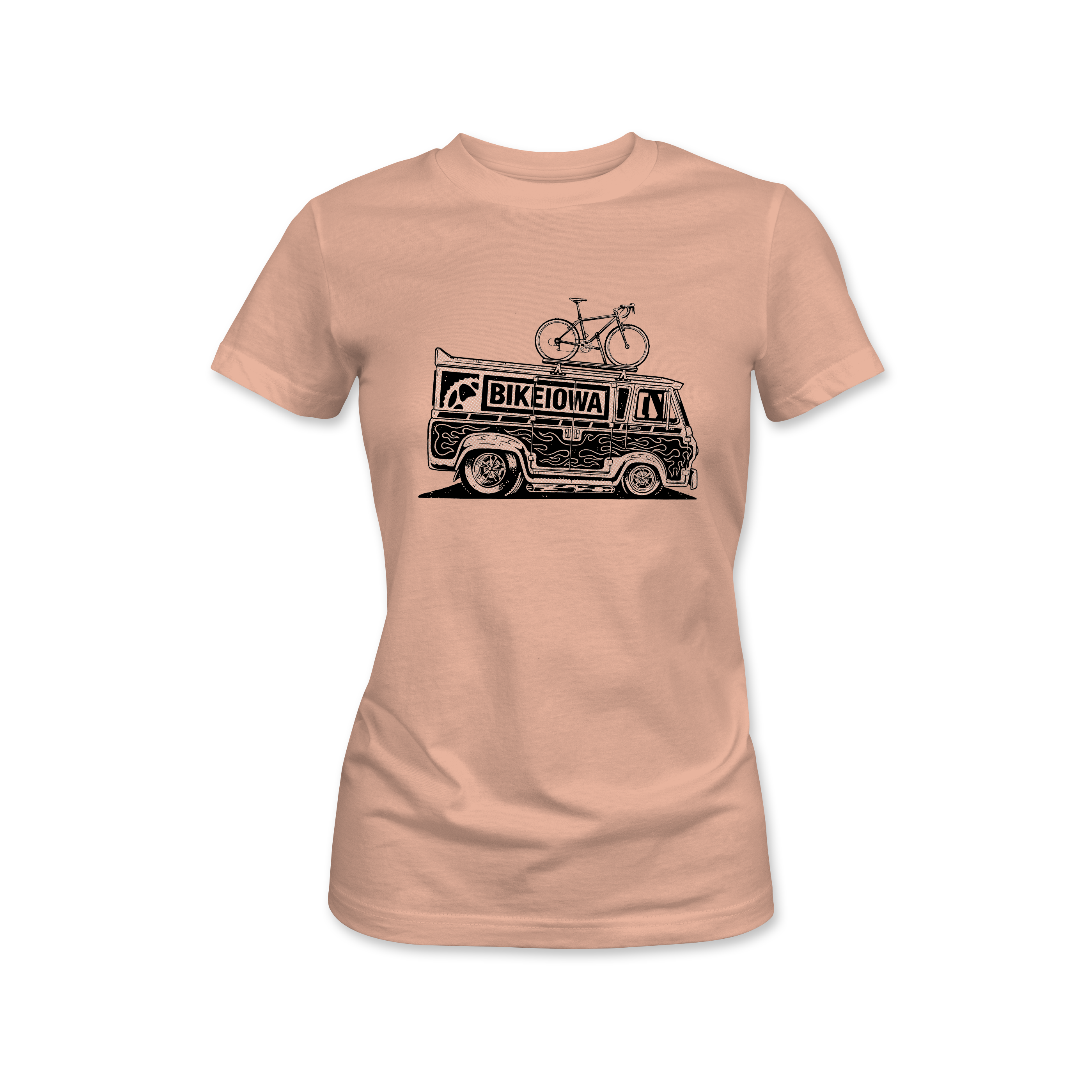BIKEIOWA "RAD VAN" LADIES T-SHIRT