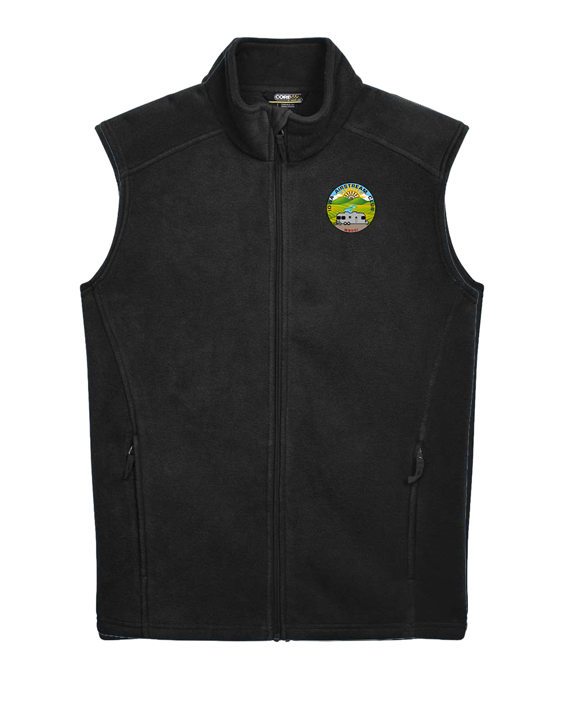 "IOWA AIRSTREAM CLUB" Core365 Men's Journey Fleece Vest - 88191