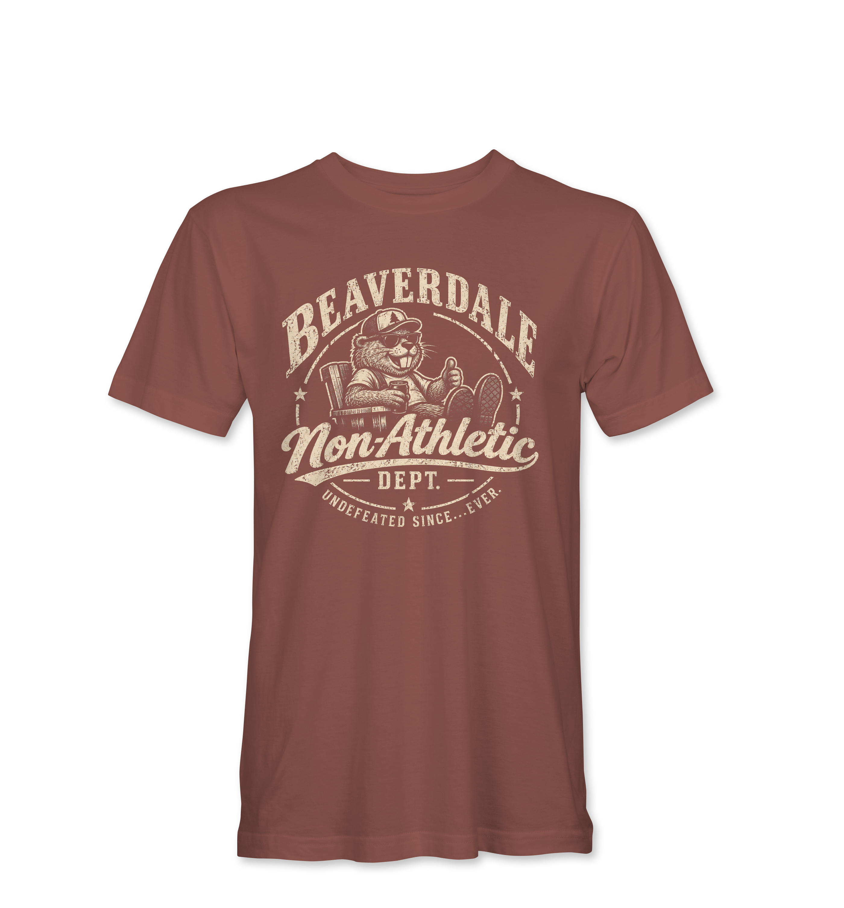 "BEAVERDALE NON-ATHLETIC DEPT." Unisex Heather Softstyle T-Shirt