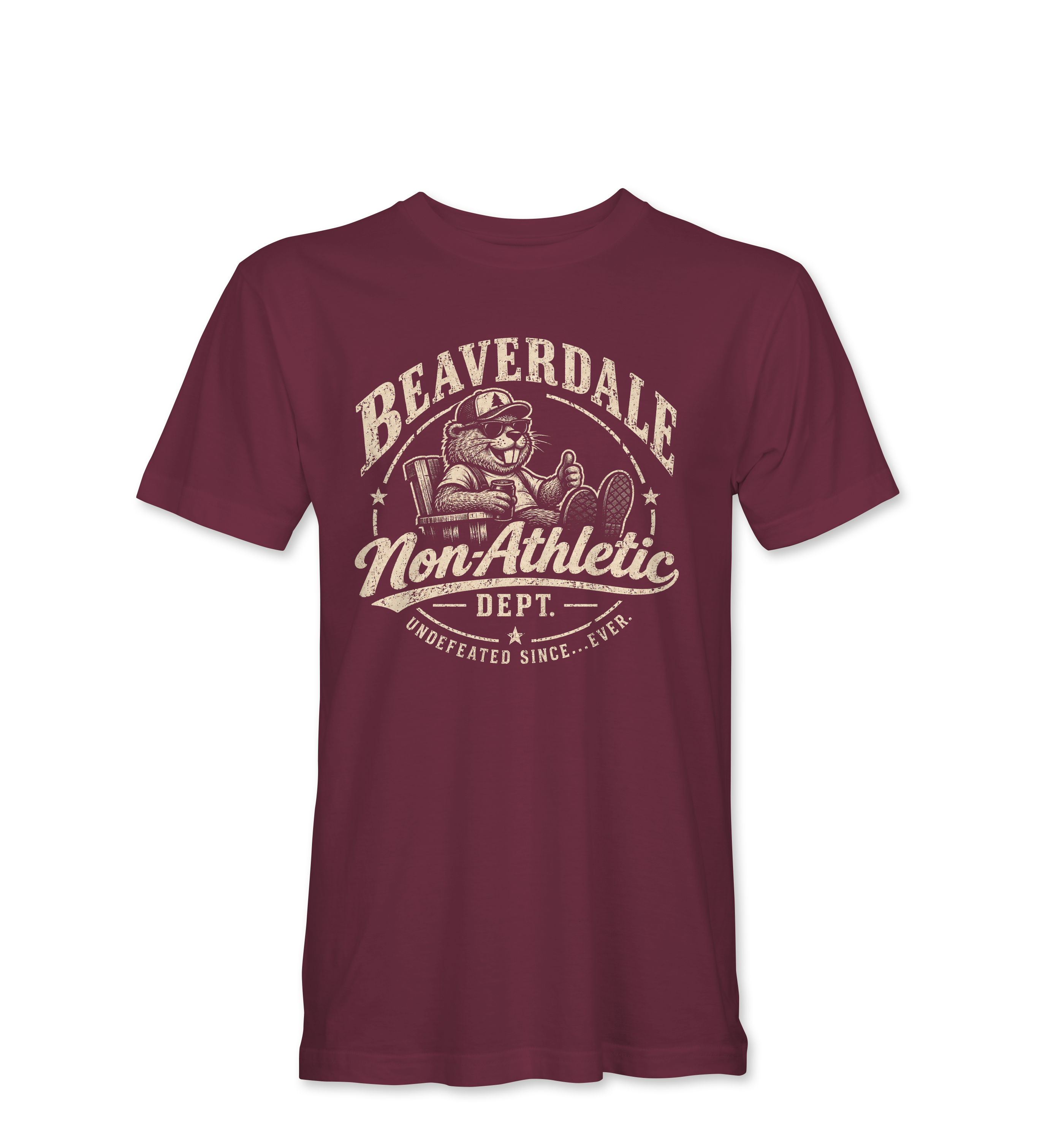 "BEAVERDALE NON-ATHLETIC DEPT." Unisex Heather Softstyle T-Shirt