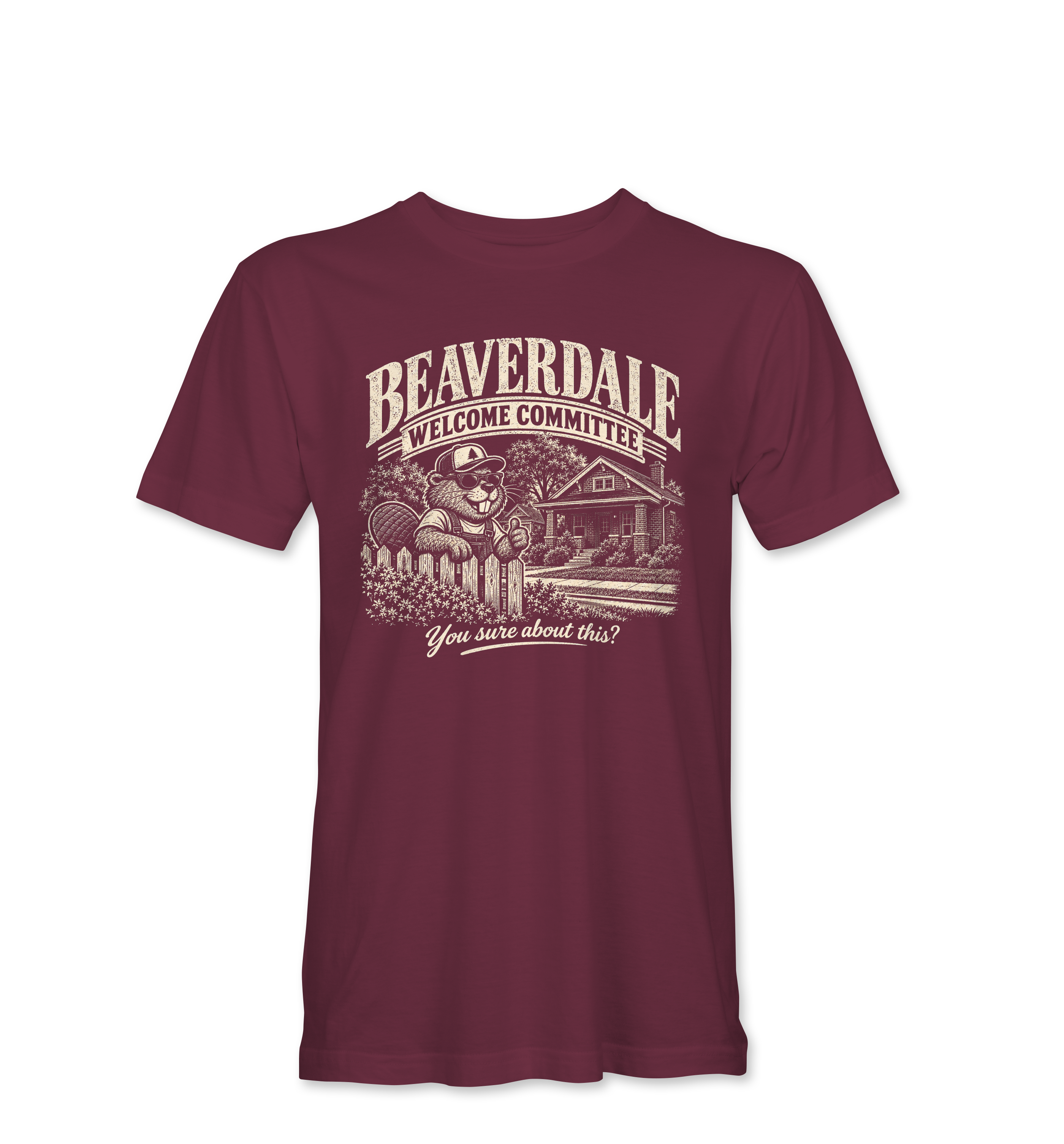 "BEAVERDALE WELCOME COMMITTEE" Unisex Heather Softstyle T-Shirt