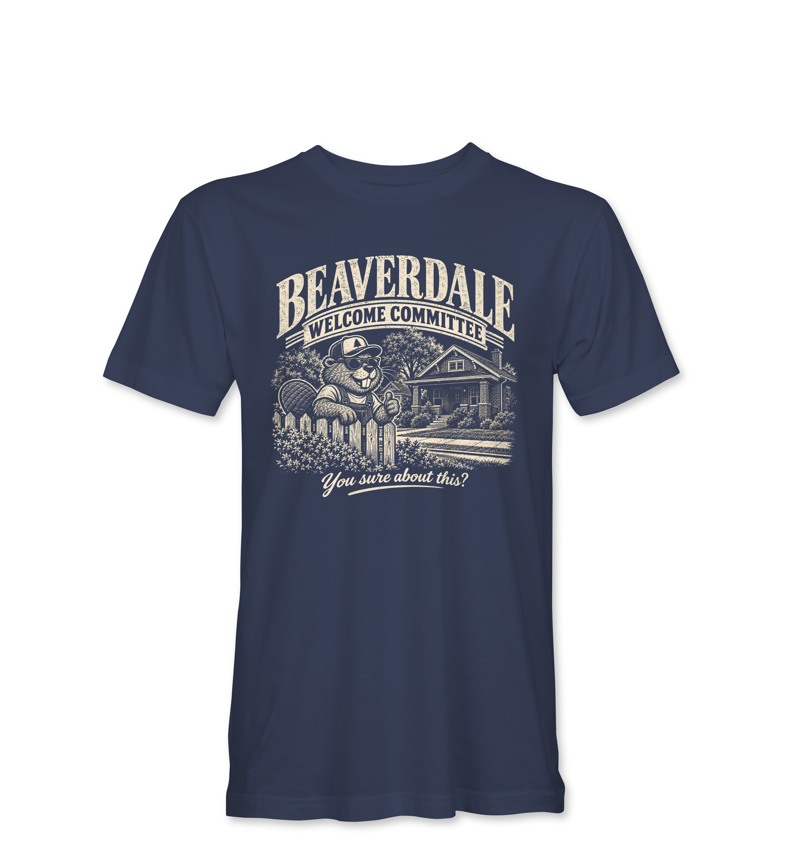 "BEAVERDALE WELCOME COMMITTEE" Unisex Heather Softstyle T-Shirt