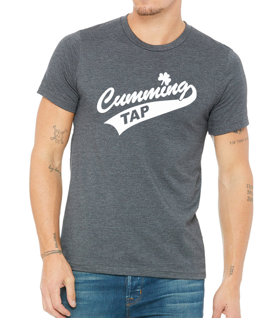 Cumming Tap Unisex Heather Short Sleeve T-Shirt