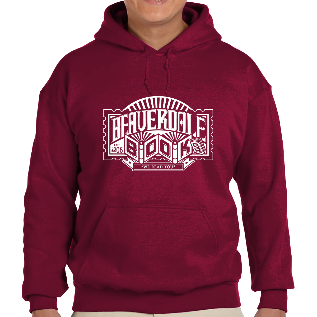 "Beaverdale Books" Adult Heavy Blend Hooded Sweatshirt