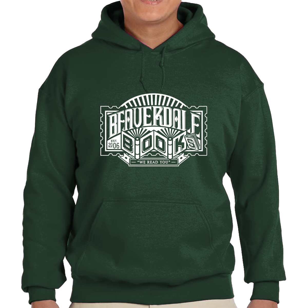 "Beaverdale Books" Adult Heavy Blend Hooded Sweatshirt