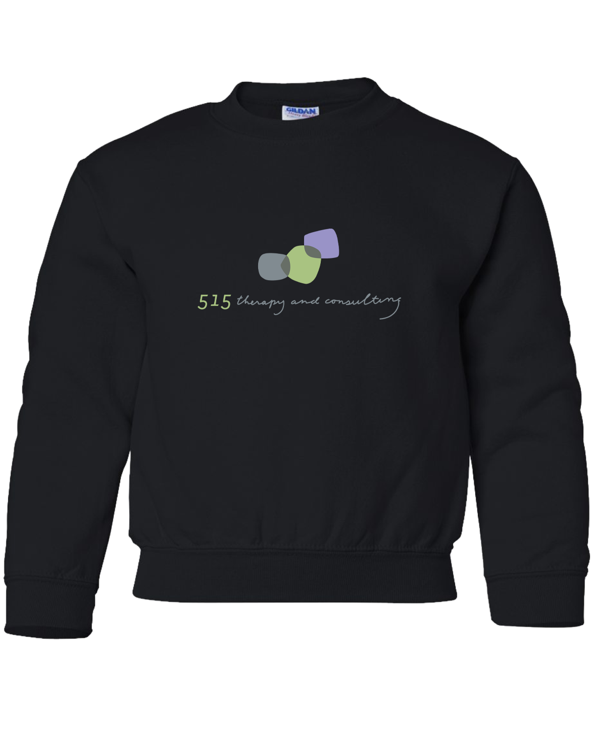 "515 THERAPY AND CONSULTING" Gildan Youth Heavy Blend™ Crewneck Sweatshirt - 18000B
