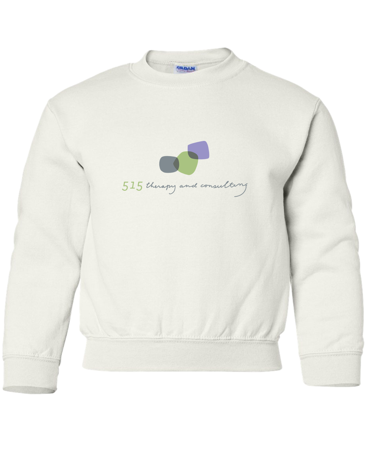 "515 THERAPY AND CONSULTING" Gildan Youth Heavy Blend™ Crewneck Sweatshirt - 18000B