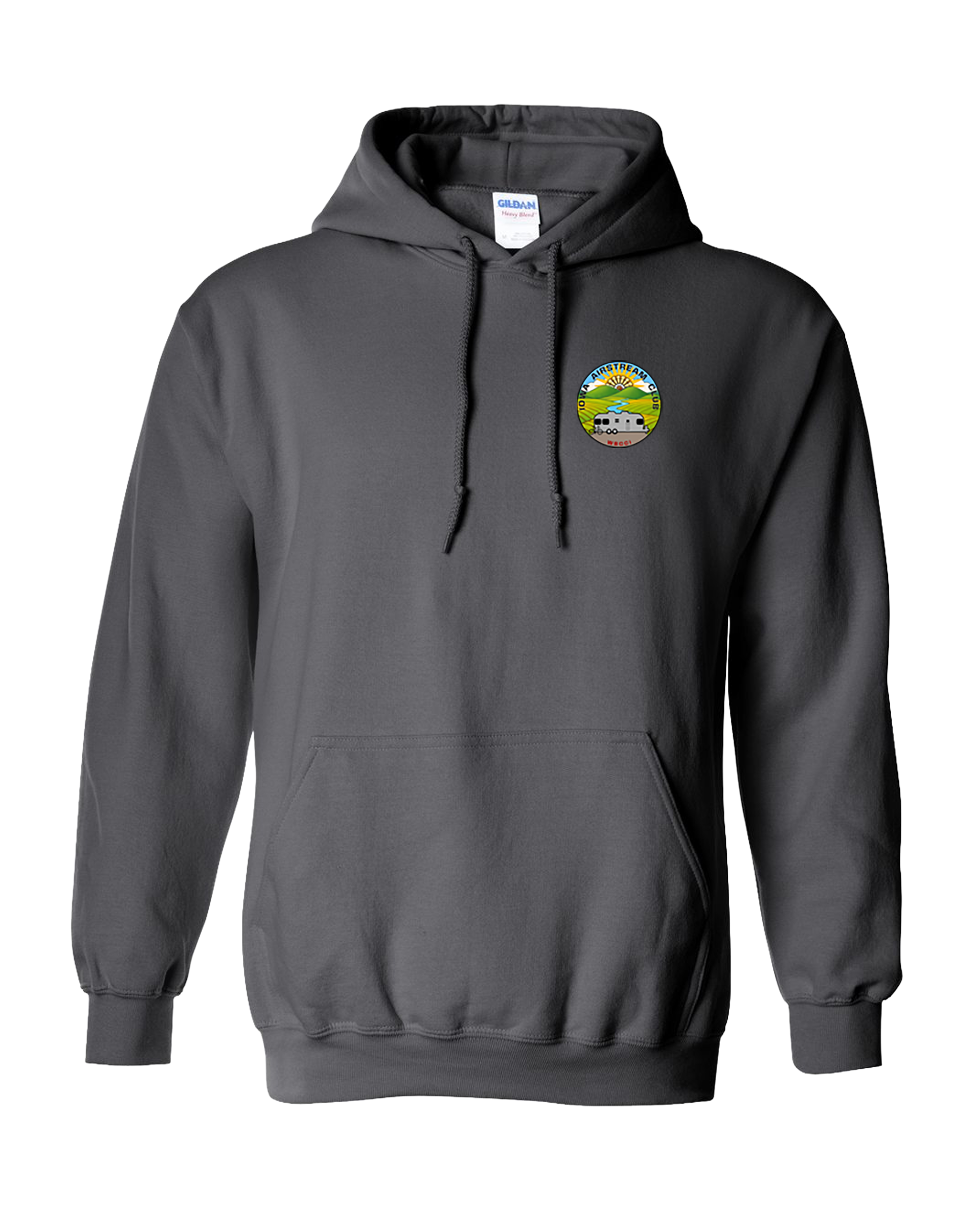 "IOWA AIRSTREAM CLUB" Gildan Unisex Heavy Blend™ Hooded Sweatshirt - 18500