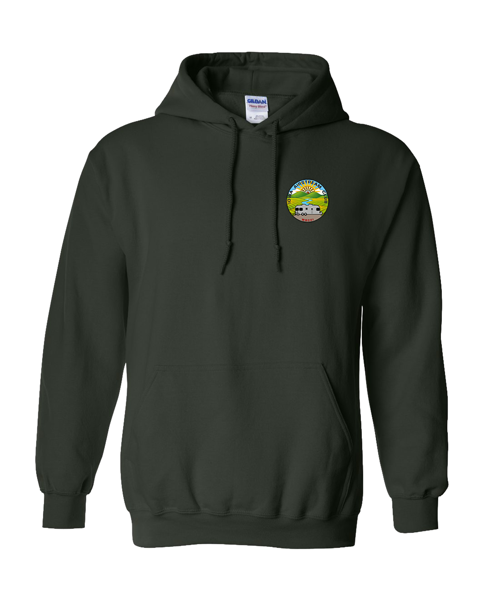 "IOWA AIRSTREAM CLUB" Gildan Unisex Heavy Blend™ Hooded Sweatshirt - 18500
