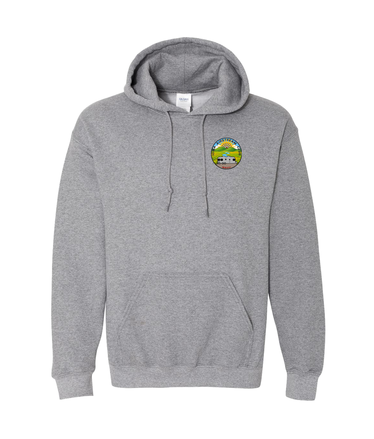 "IOWA AIRSTREAM CLUB" Gildan Unisex Heavy Blend™ Hooded Sweatshirt - 18500