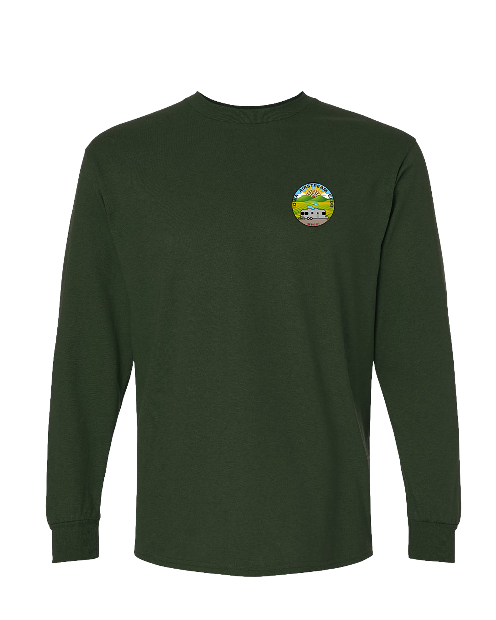 "IOWA AIRSTREAM CLUB" Gildan Unisex Ultra Cotton Long Sleeve T-Shirt - 2400