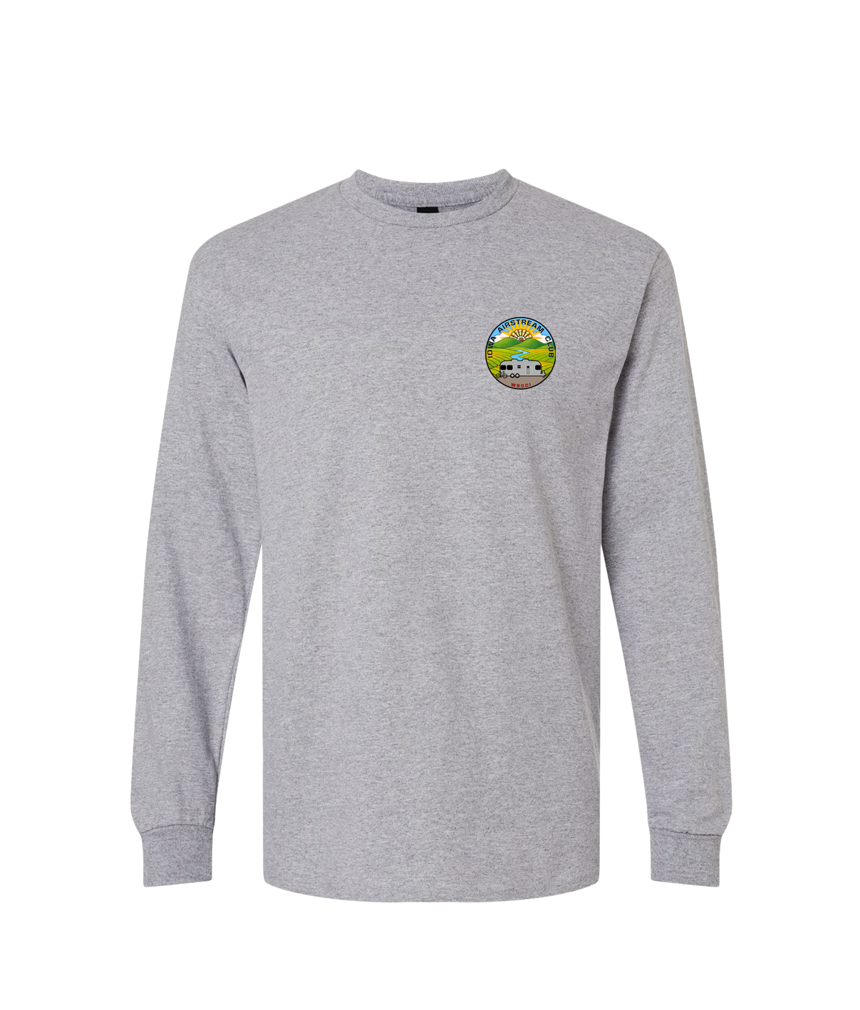"IOWA AIRSTREAM CLUB" Gildan Unisex Ultra Cotton Long Sleeve T-Shirt - 2400