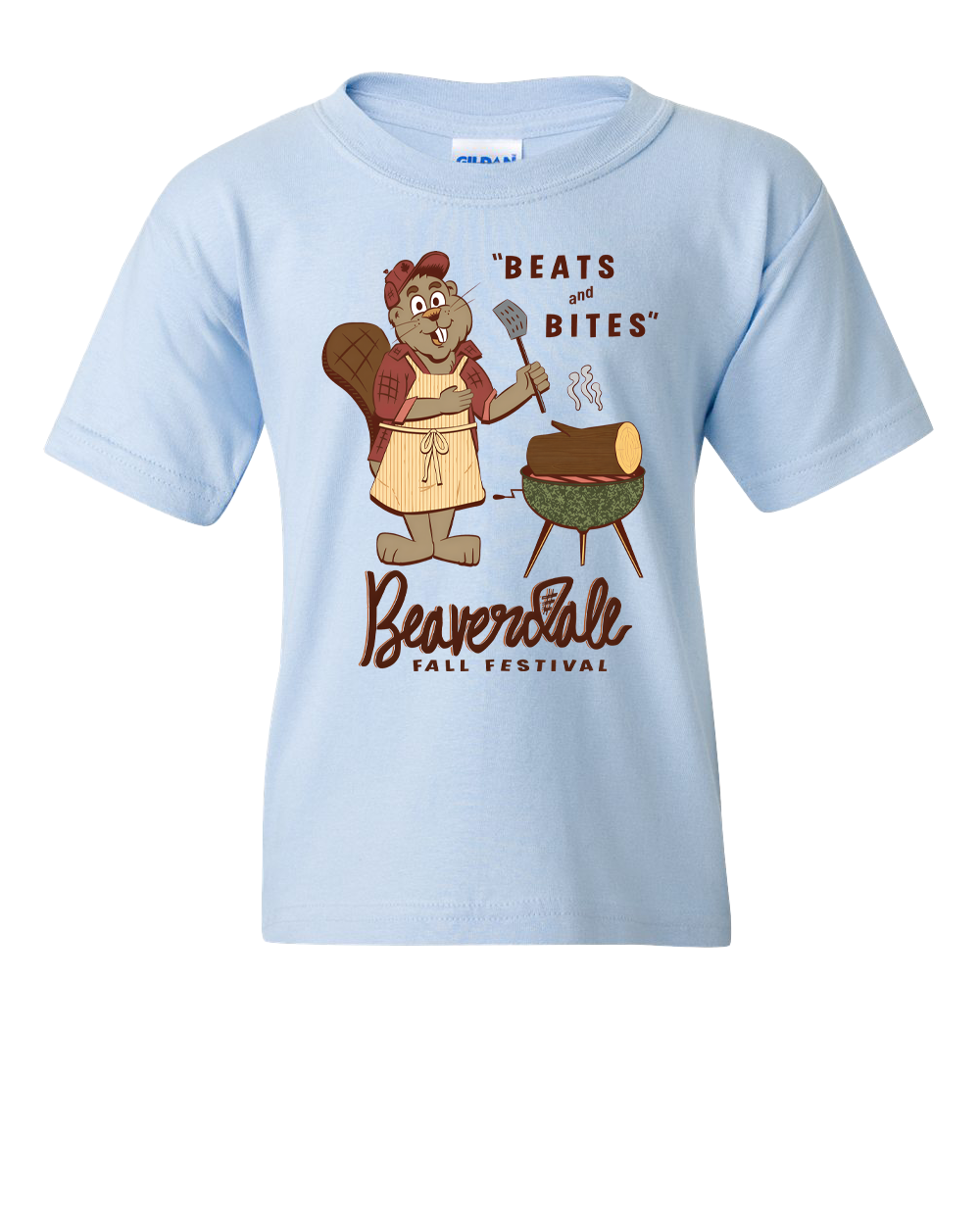 "BEAVERDALE FALL FESTIVAL MAIN LOGO 2026" Gildan Youth Heavy Cotton™ T-Shirt - 5000B