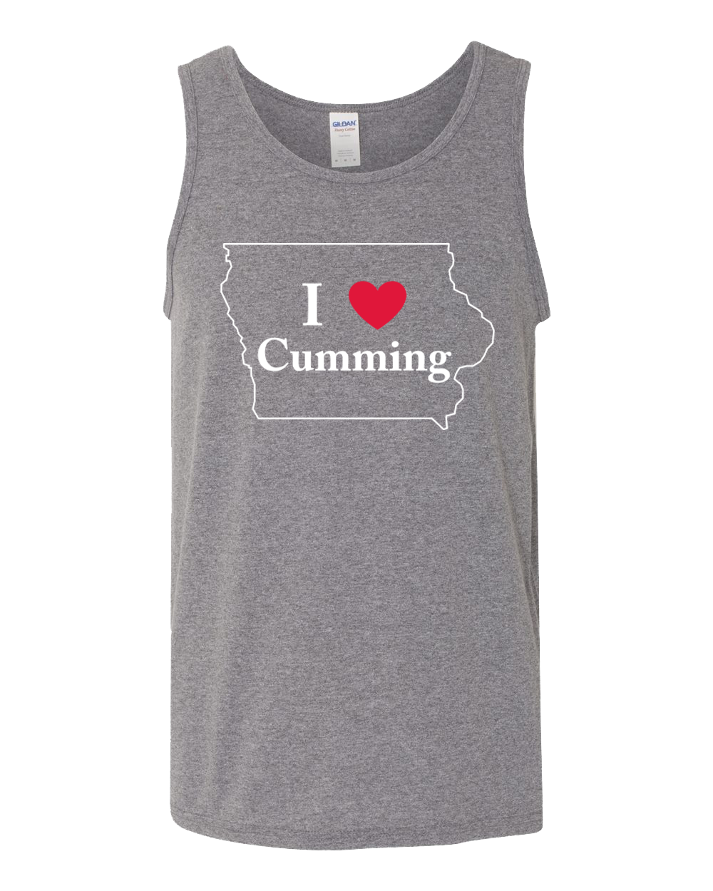 "I LUV CUMMING" Gildan Unisex Heavy Cotton™ Tank Top - 5200