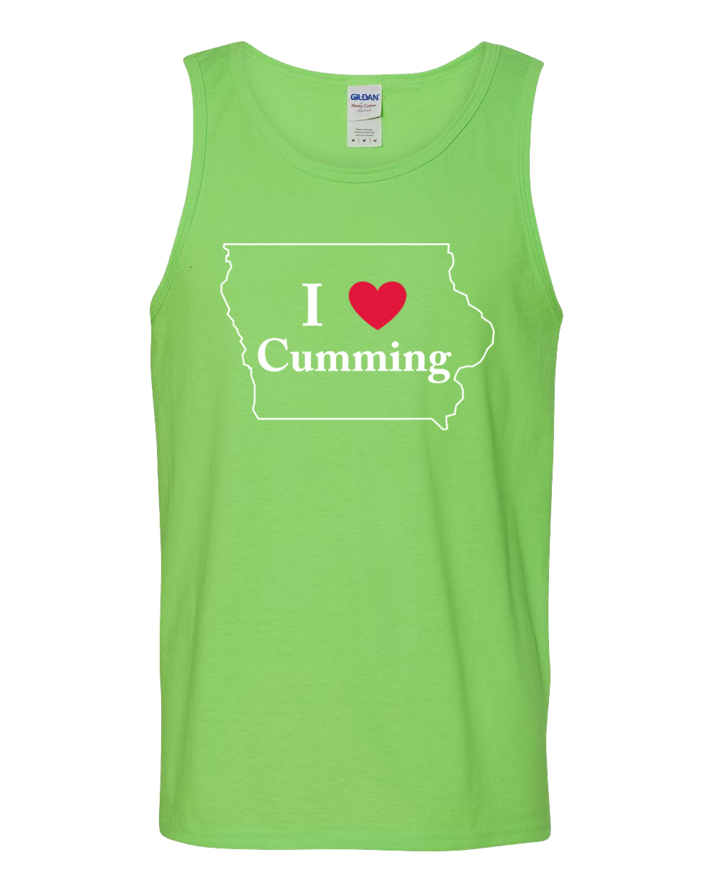 "I LUV CUMMING" Gildan Unisex Heavy Cotton™ Tank Top - 5200