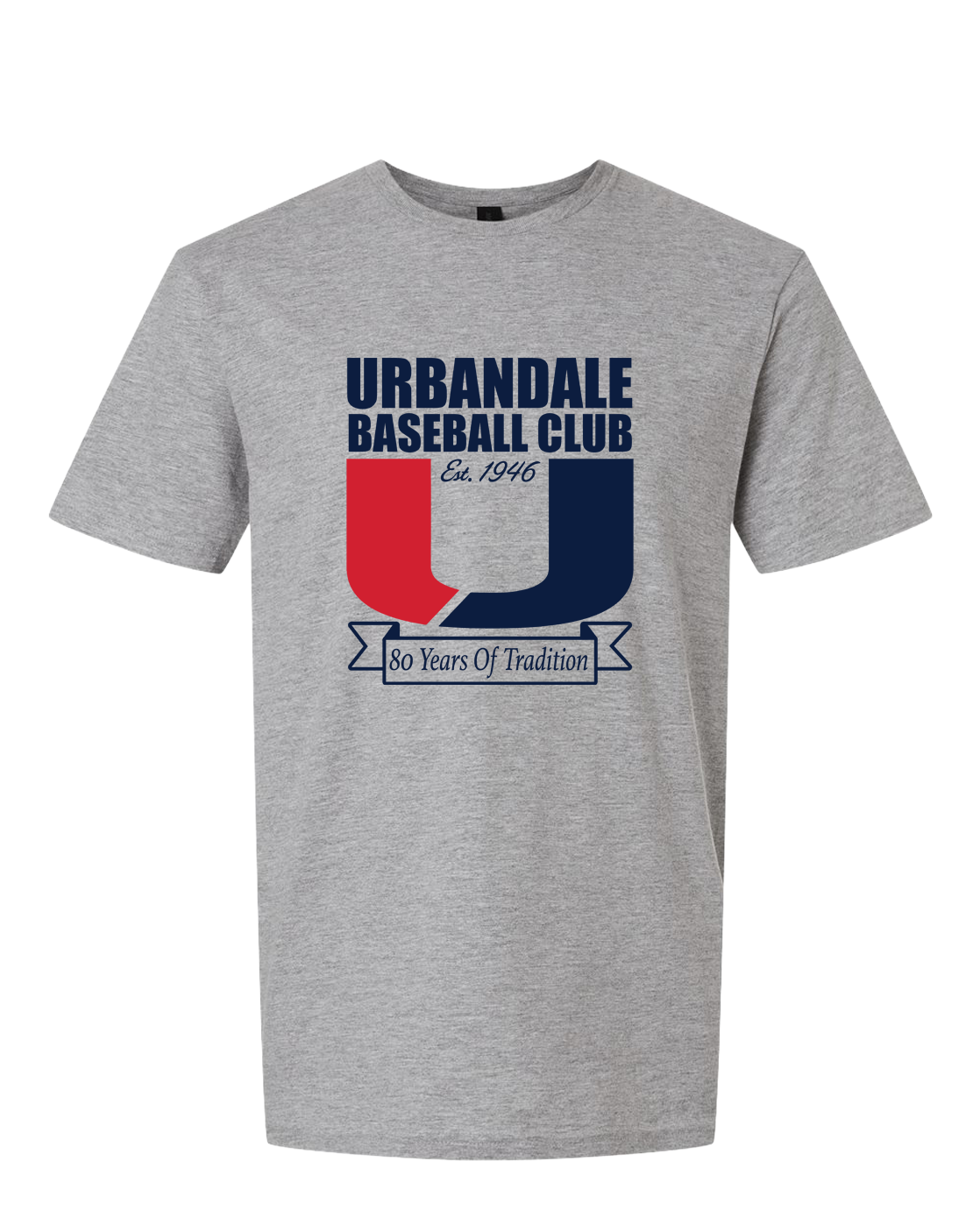 "URBANDALE BASEBALL CLUB" Gildan Unisex Softstyle Adult T-Shirt - 64000