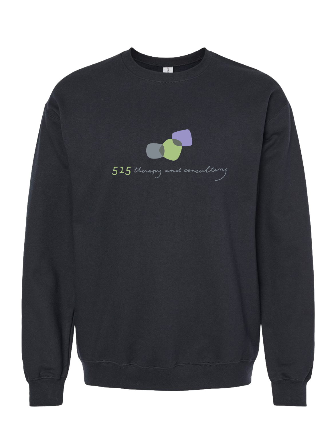 "515 THERAPY AND CONSULTING" Gildan Unisex Softstyle® Midweight Crewneck Sweatshirt - SF000