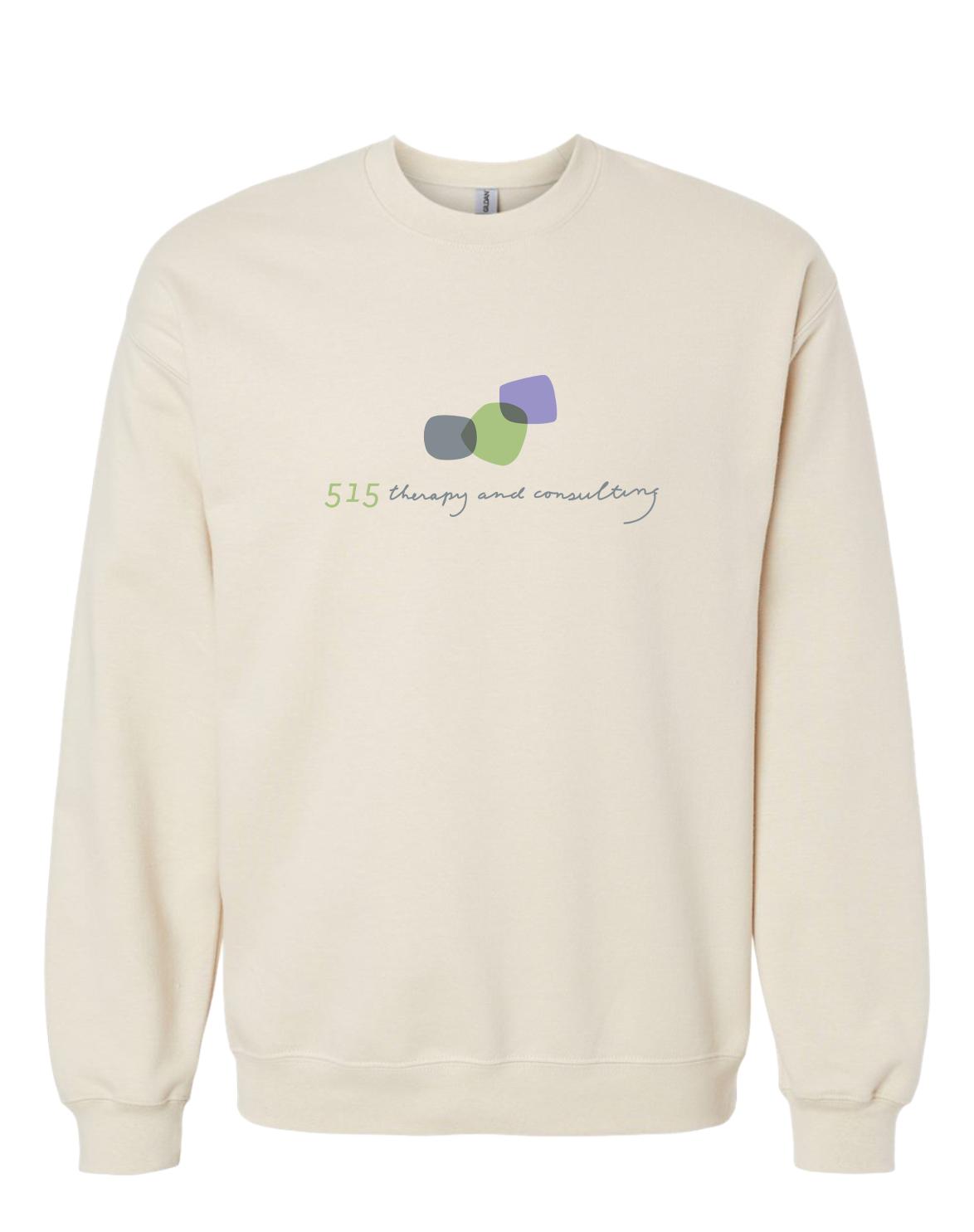 "515 THERAPY AND CONSULTING" Gildan Unisex Softstyle® Midweight Crewneck Sweatshirt - SF000