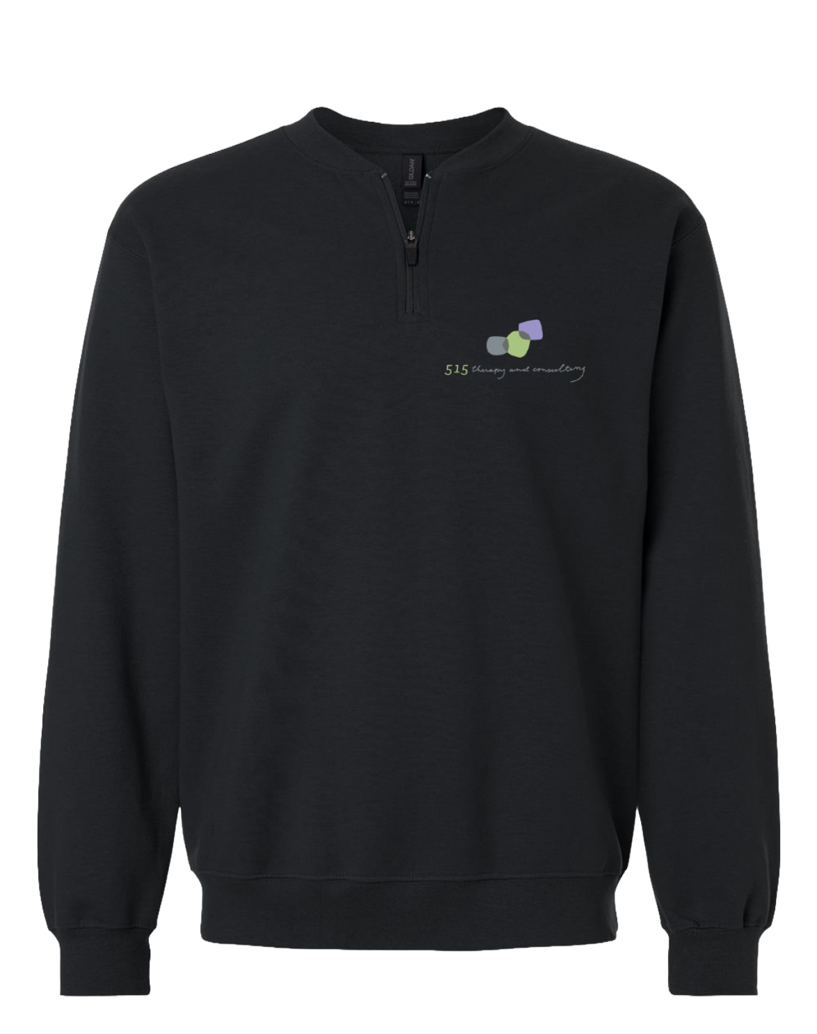 "515 THERAPY AND CONSULTING" Gildan Unisex Softstyle® Midweight Quarter-Zip Sweatshirt - SF008