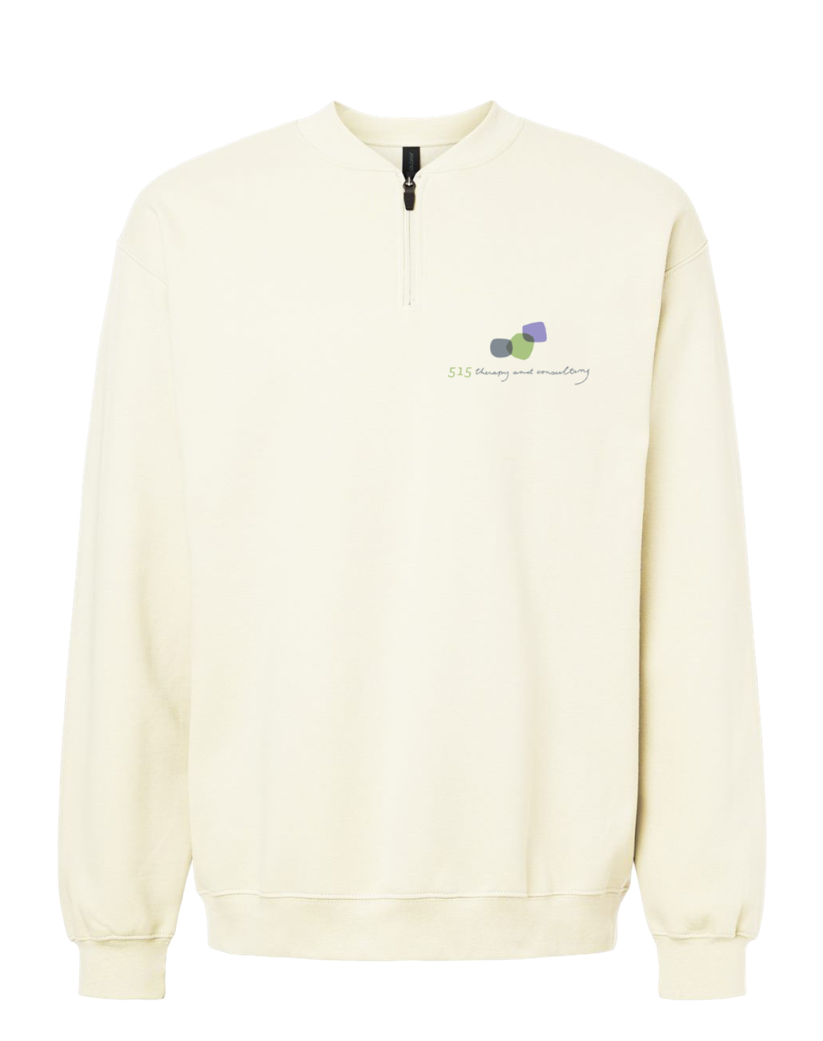 "515 THERAPY AND CONSULTING" Gildan Unisex Softstyle® Midweight Quarter-Zip Sweatshirt - SF008