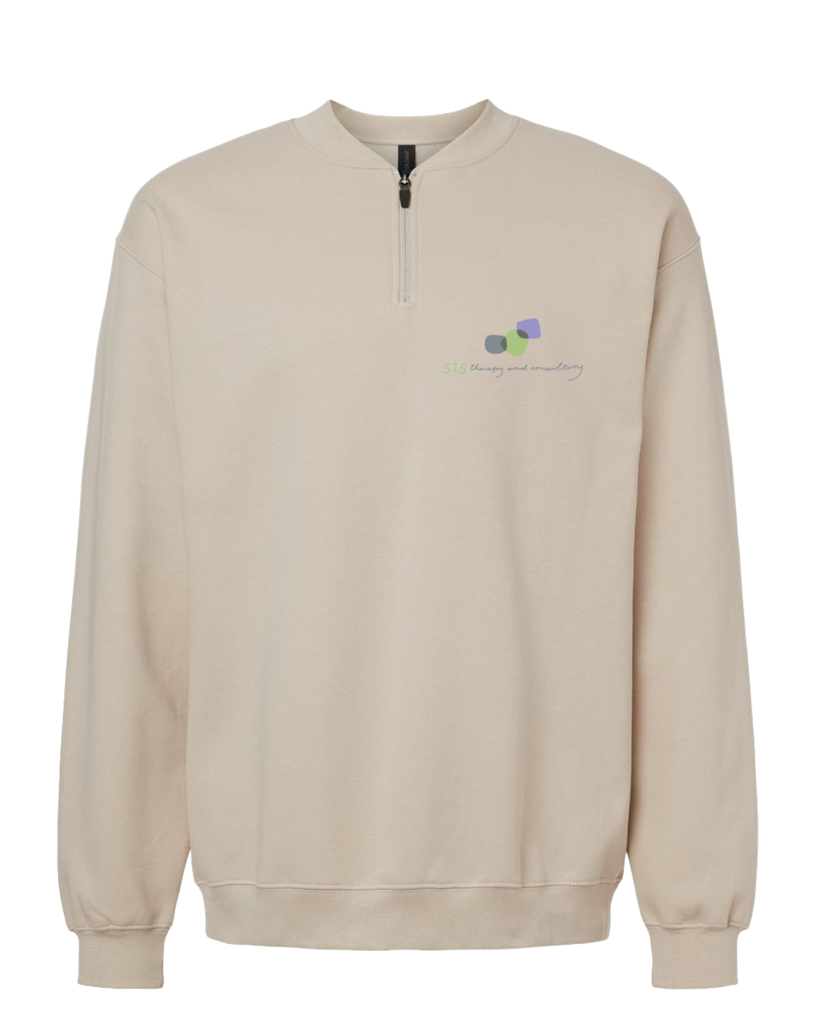 "515 THERAPY AND CONSULTING" Gildan Unisex Softstyle® Midweight Quarter-Zip Sweatshirt - SF008