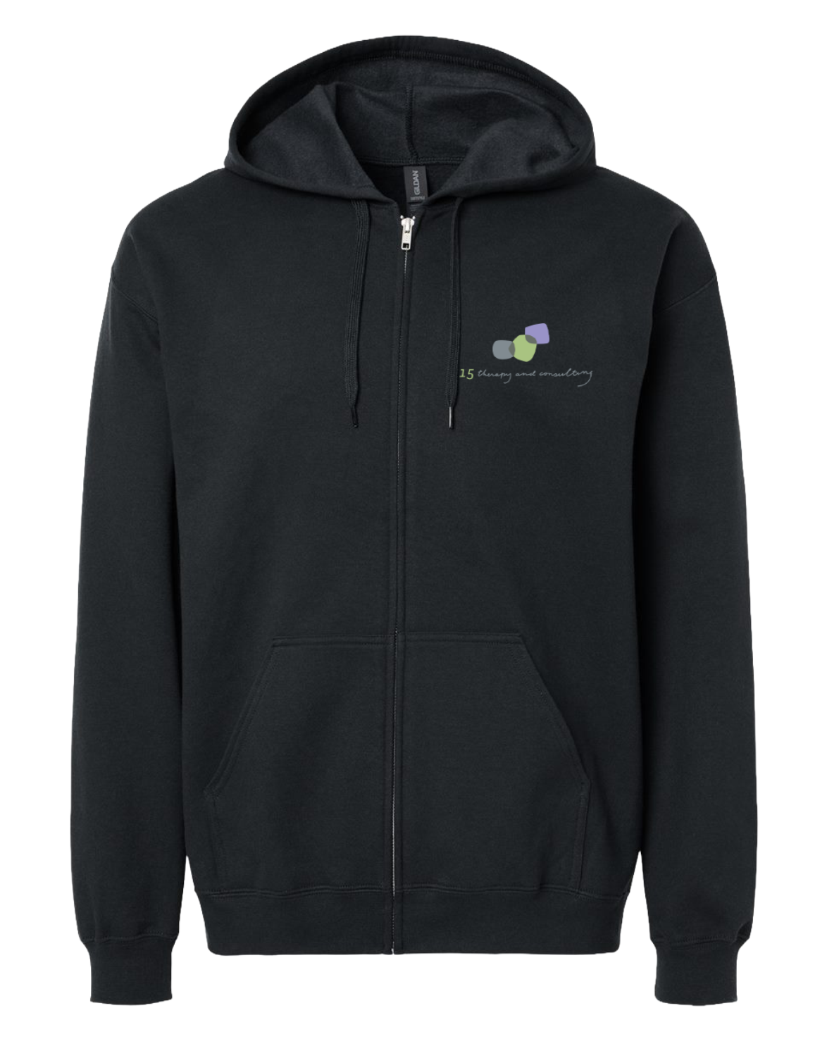 "515 THERAPY AND CONSULTING" Gildan Unisex Softstyle® Midweight Full-Zip Hooded Sweatshirt - SF600
