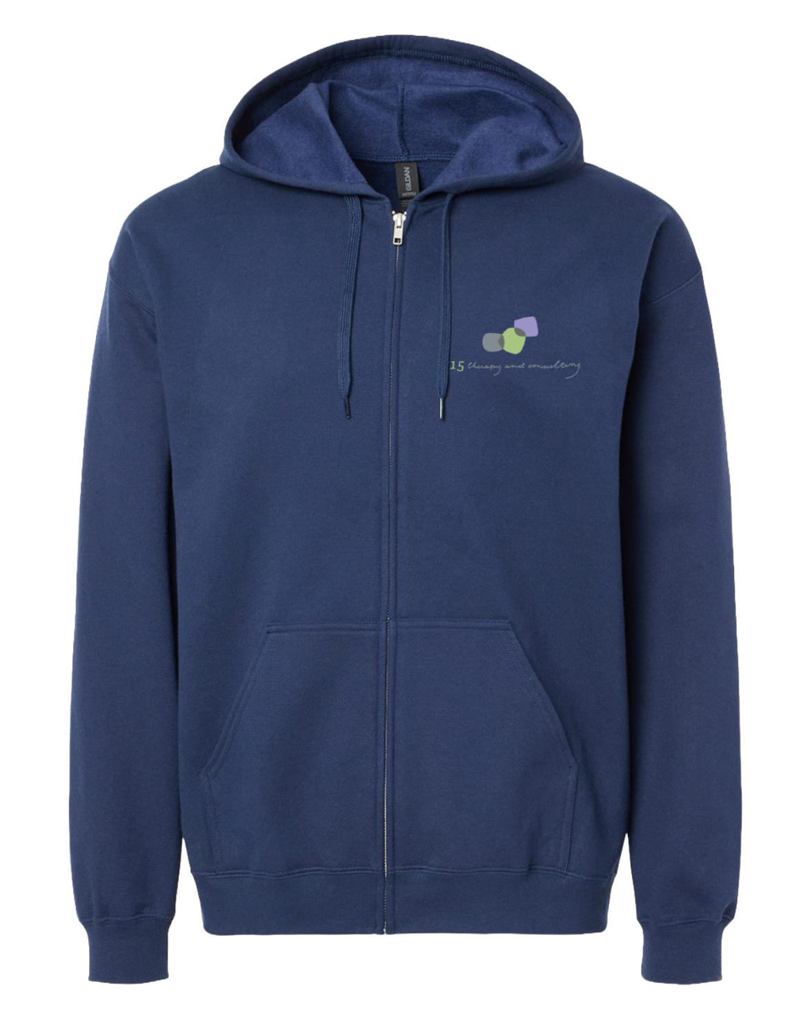"515 THERAPY AND CONSULTING" Gildan Unisex Softstyle® Midweight Full-Zip Hooded Sweatshirt - SF600
