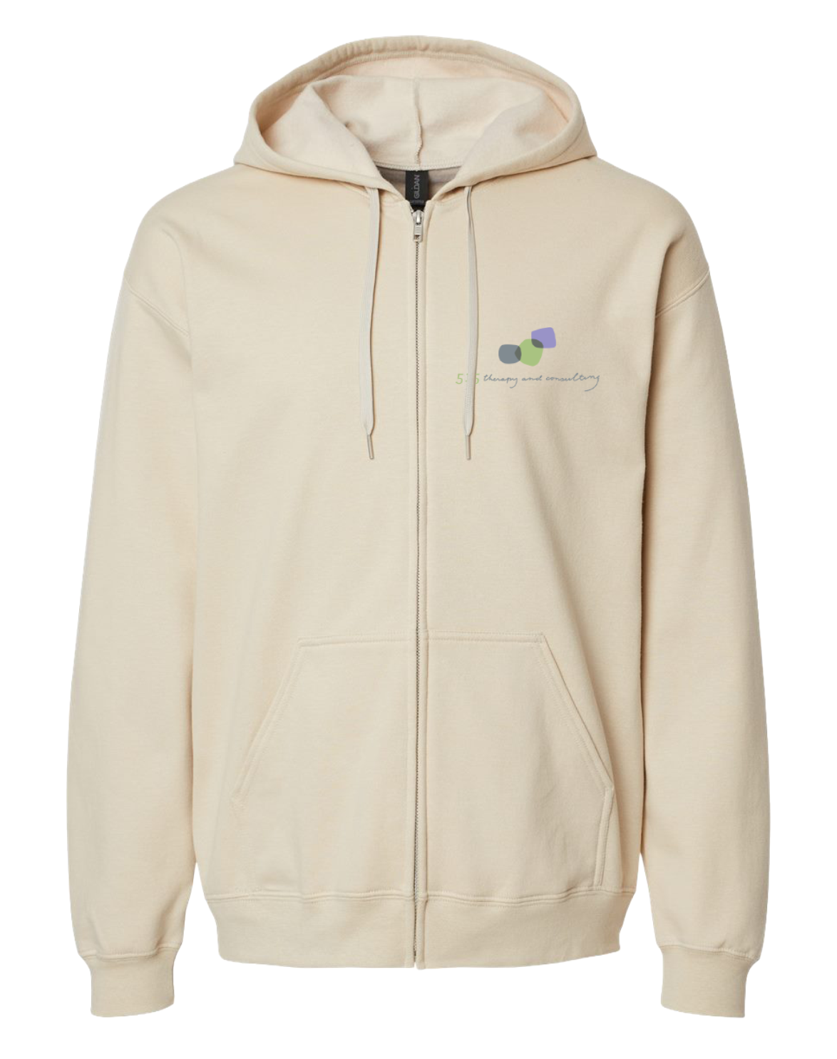 "515 THERAPY AND CONSULTING" Gildan Unisex Softstyle® Midweight Full-Zip Hooded Sweatshirt - SF600