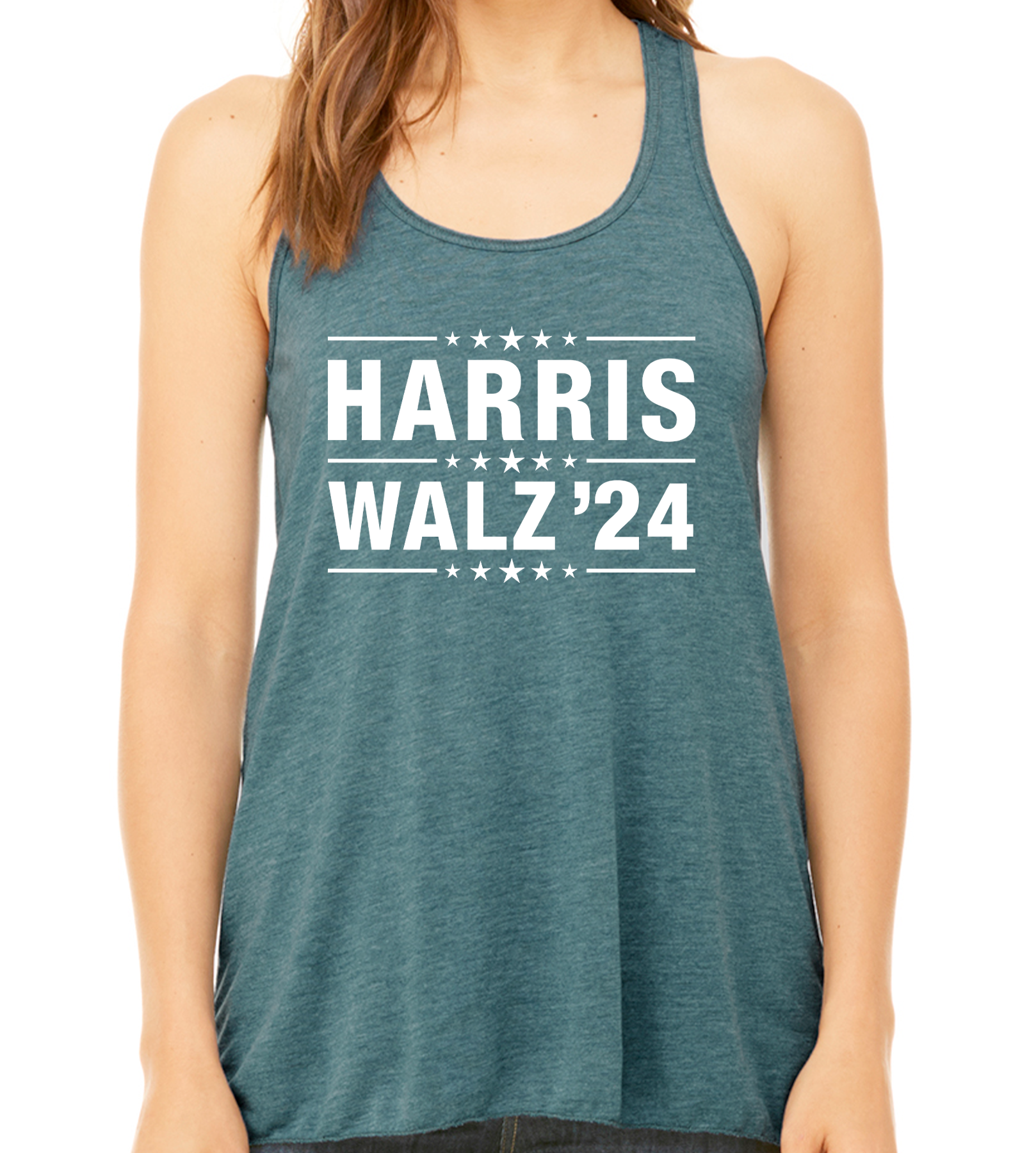 "HARRIS / WALZ 2024" FLOWY TANK