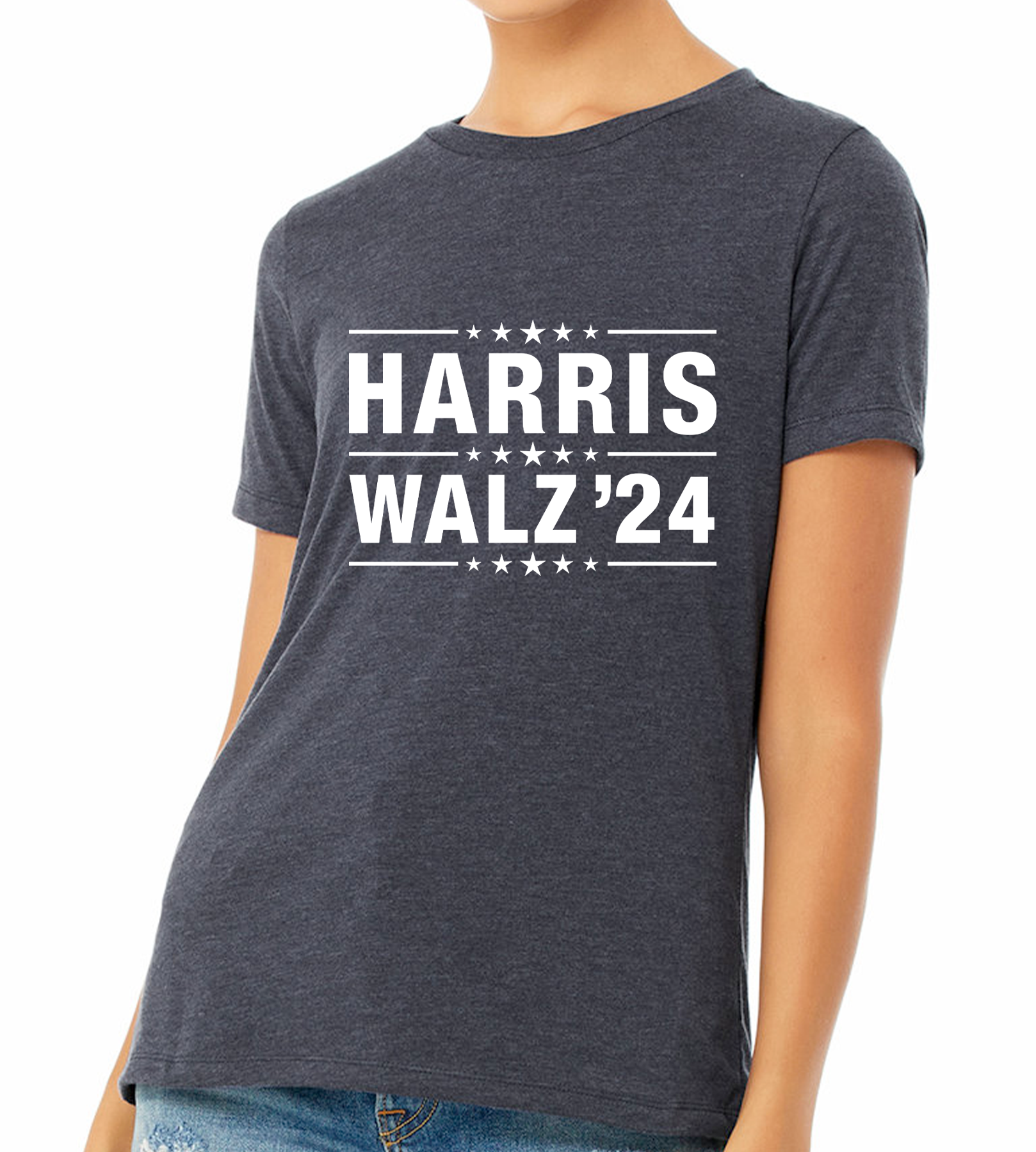 "HARRIS / WALZ 2024" LADIES RELAXED TEE