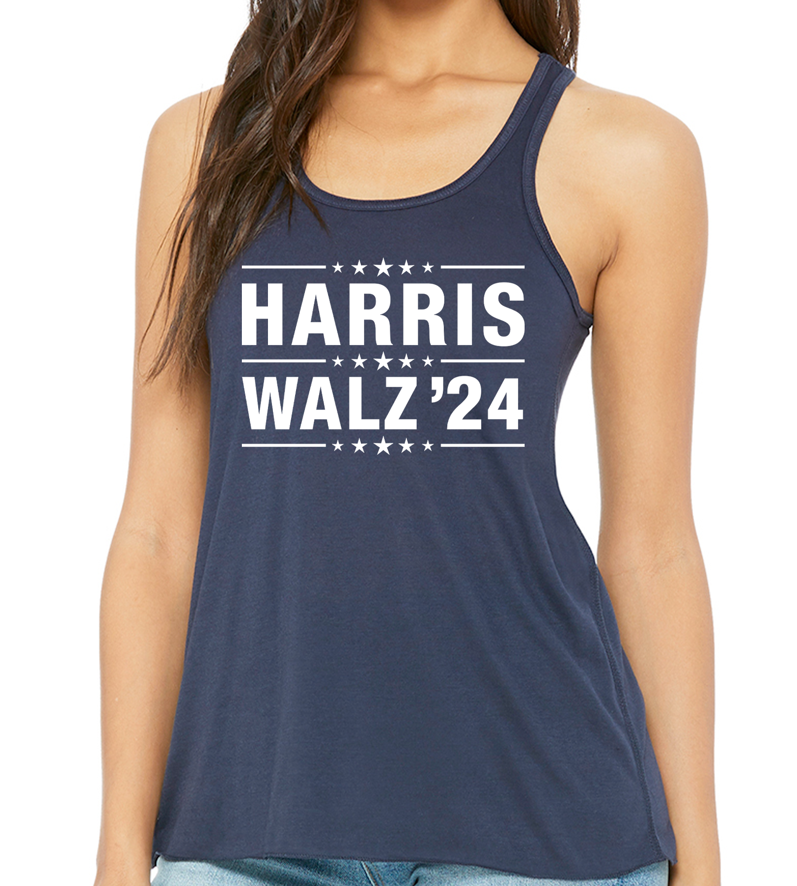 "HARRIS / WALZ 2024" FLOWY TANK