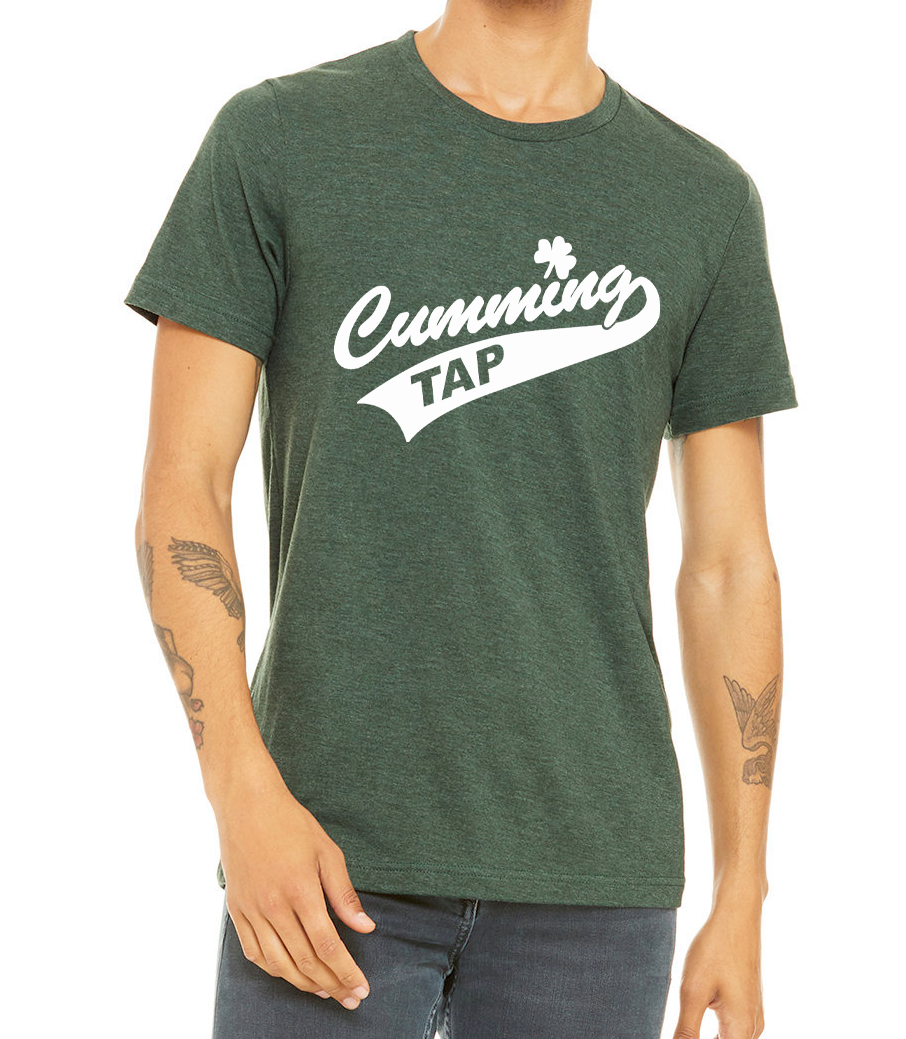 Cumming Tap Unisex Heather Short Sleeve T-Shirt