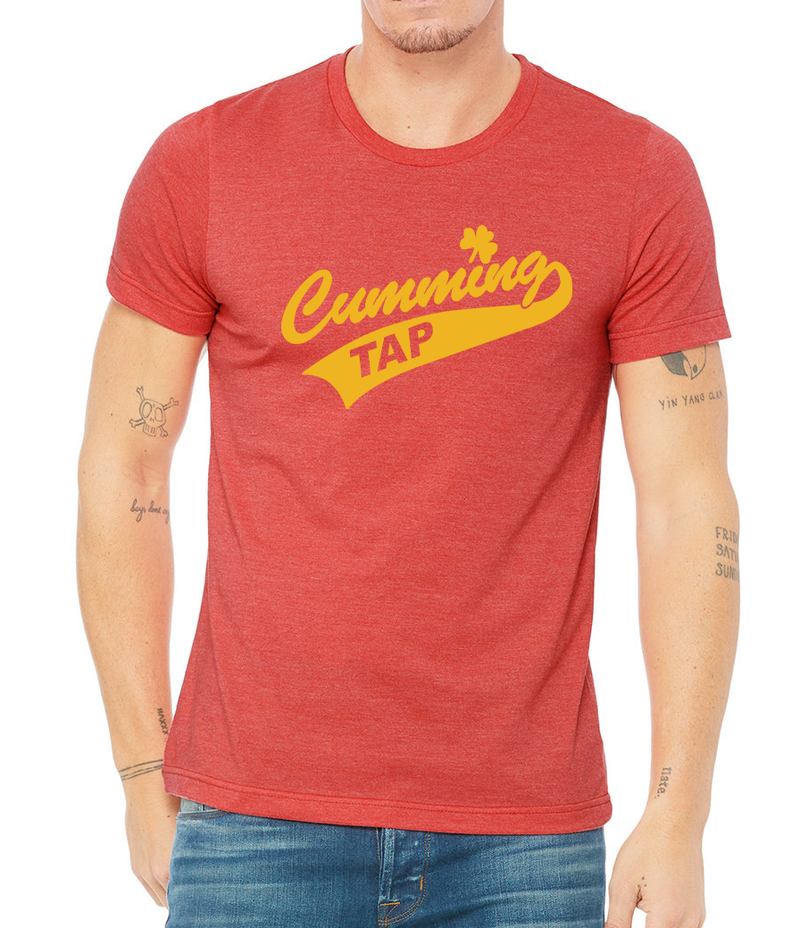 Cumming Tap Unisex Heather Short Sleeve T-Shirt