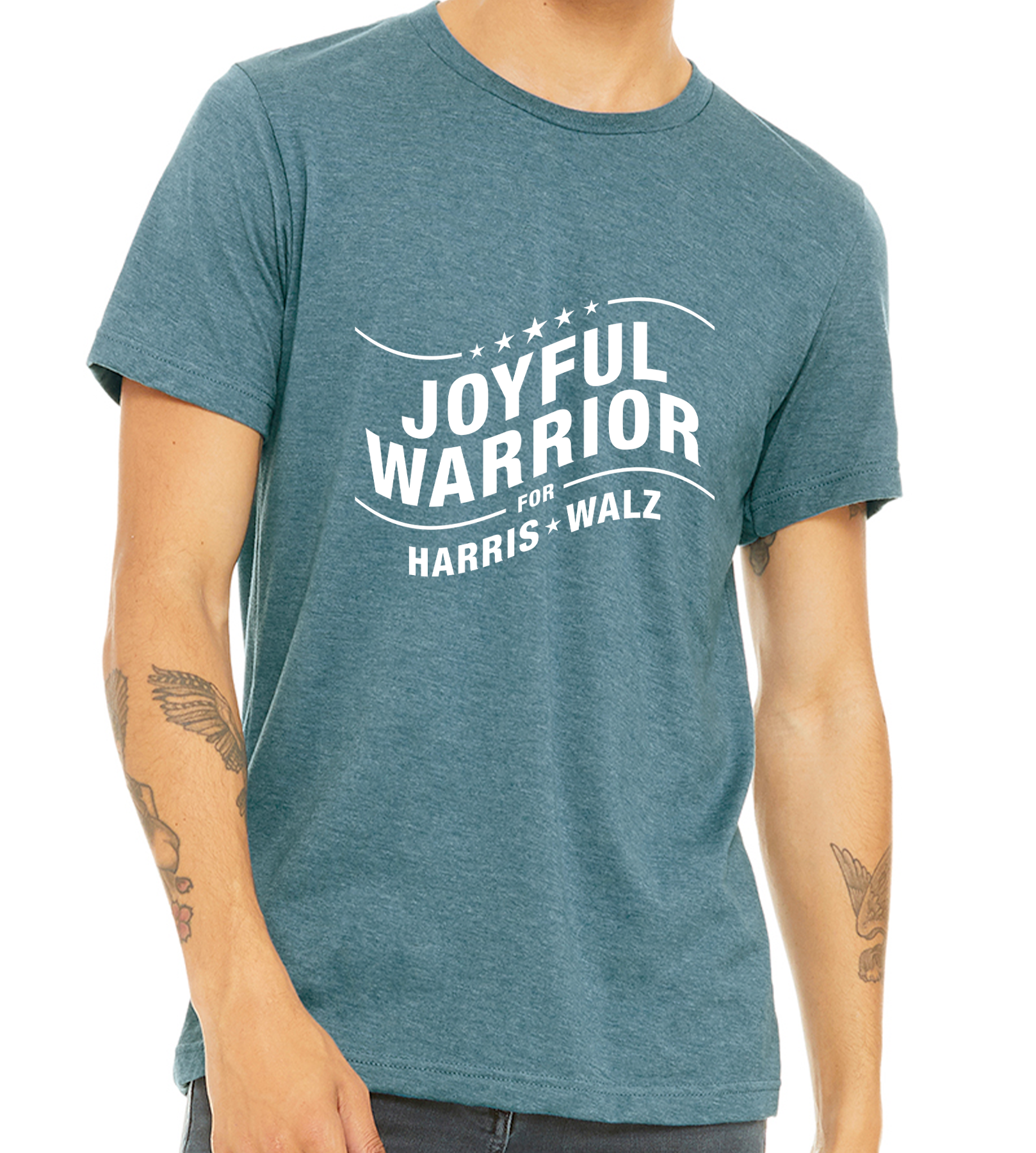 HARRIS / WALZ "JOYFUL WARRIOR FOR" UNISEX TEE
