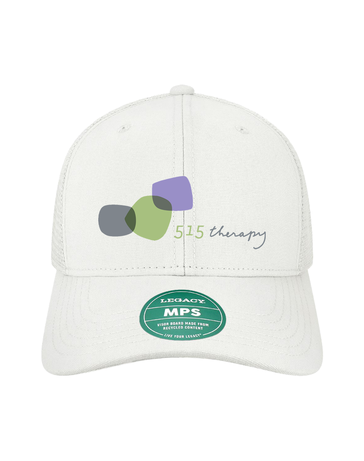 "515 THERAPY AND CONSULTING" LEGACY MPS Mid-Pro Snapback Trucker Cap
