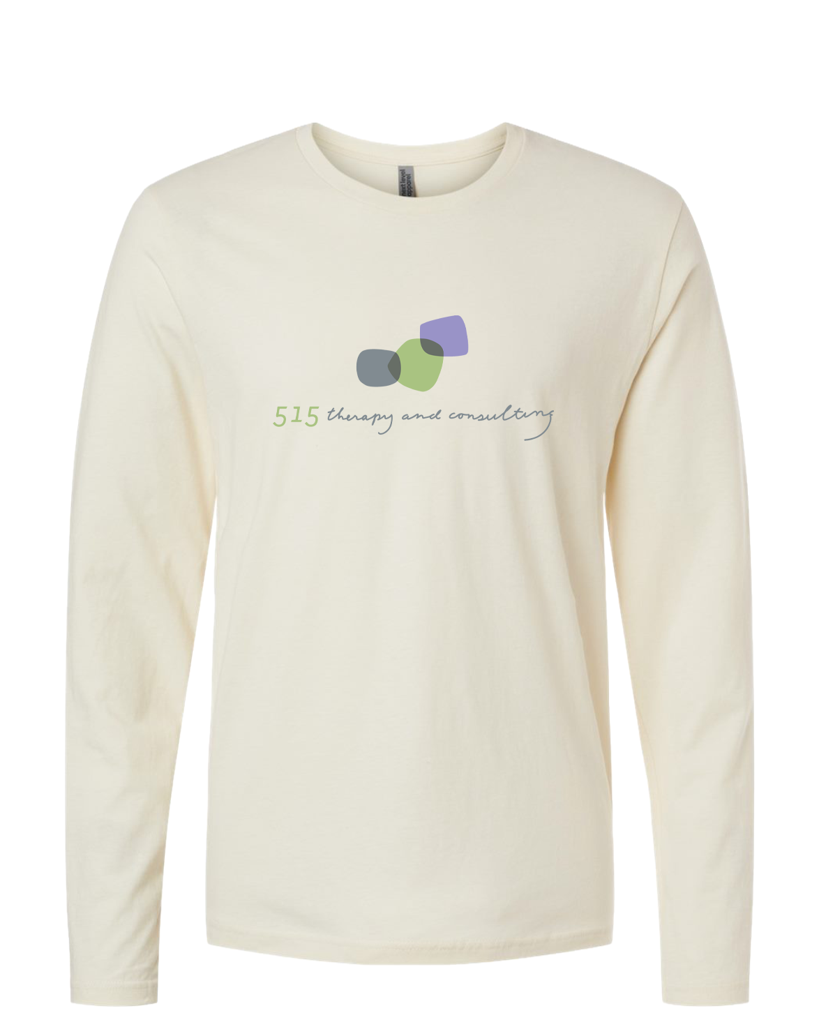 "515 THERAPY AND CONSULTING" Next Level Unisex Cotton Long Sleeve T-Shirt - 3601
