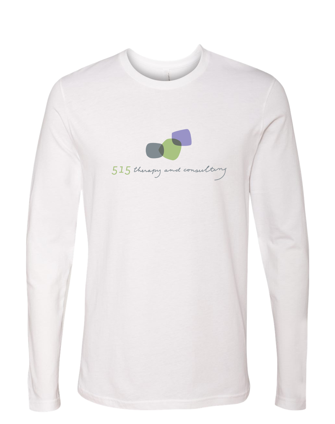 "515 THERAPY AND CONSULTING" Next Level Unisex Cotton Long Sleeve T-Shirt - 3601