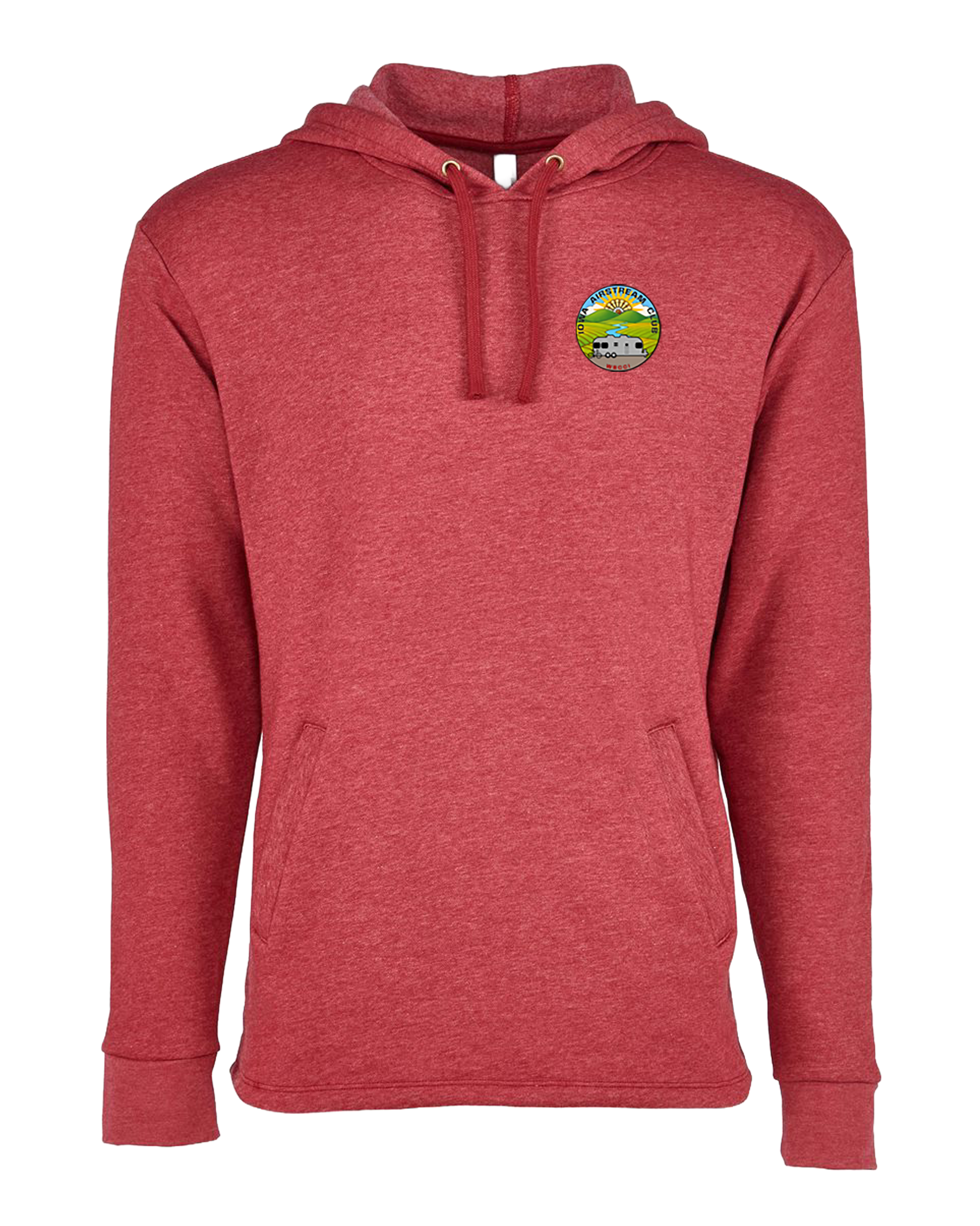 "IOWA AIRSTREAM CLUB" Next Level Unisex Malibu Welt Pocket Hoodie Sweatshirt - 9300