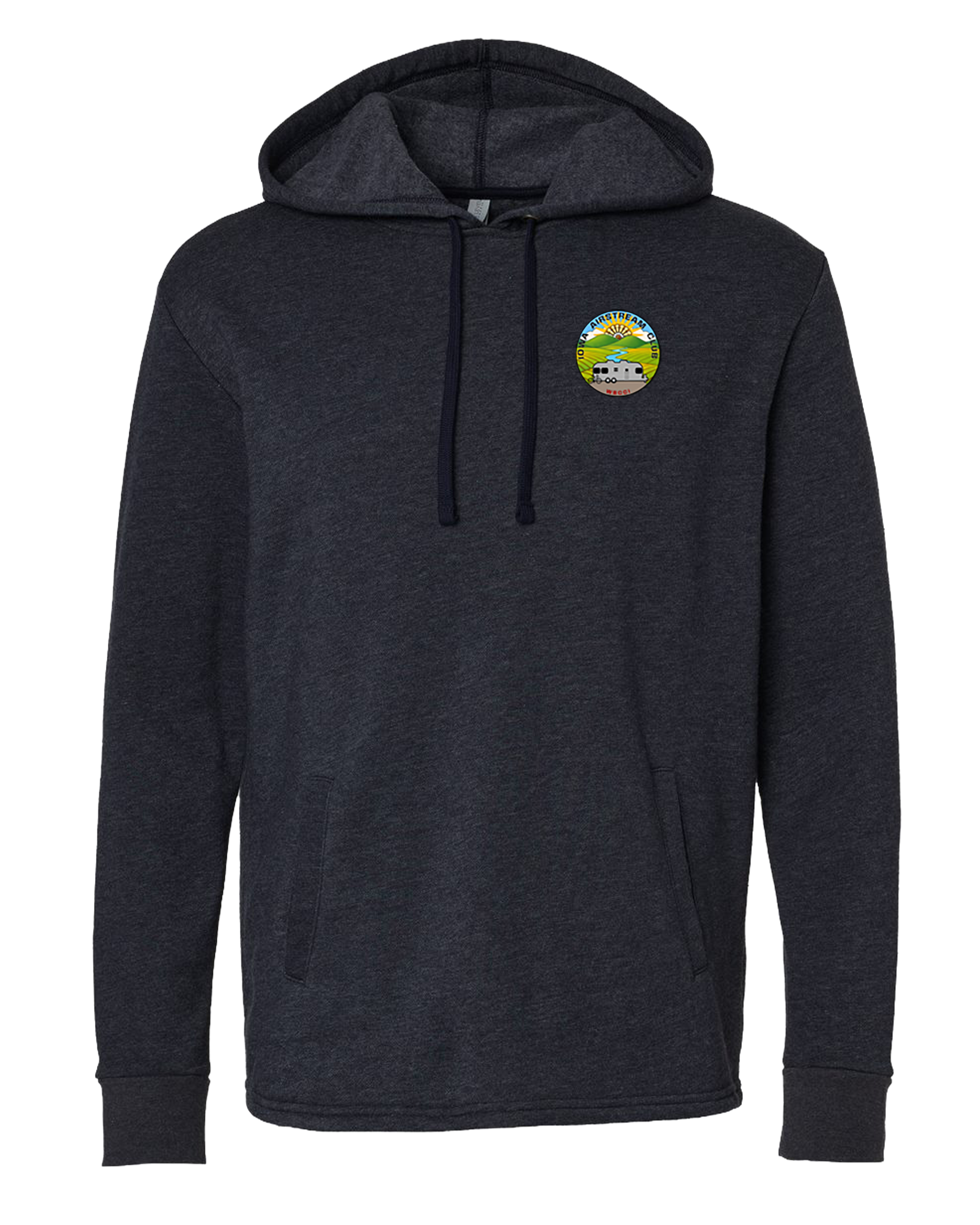 "IOWA AIRSTREAM CLUB" Next Level Unisex Malibu Welt Pocket Hoodie Sweatshirt - 9300