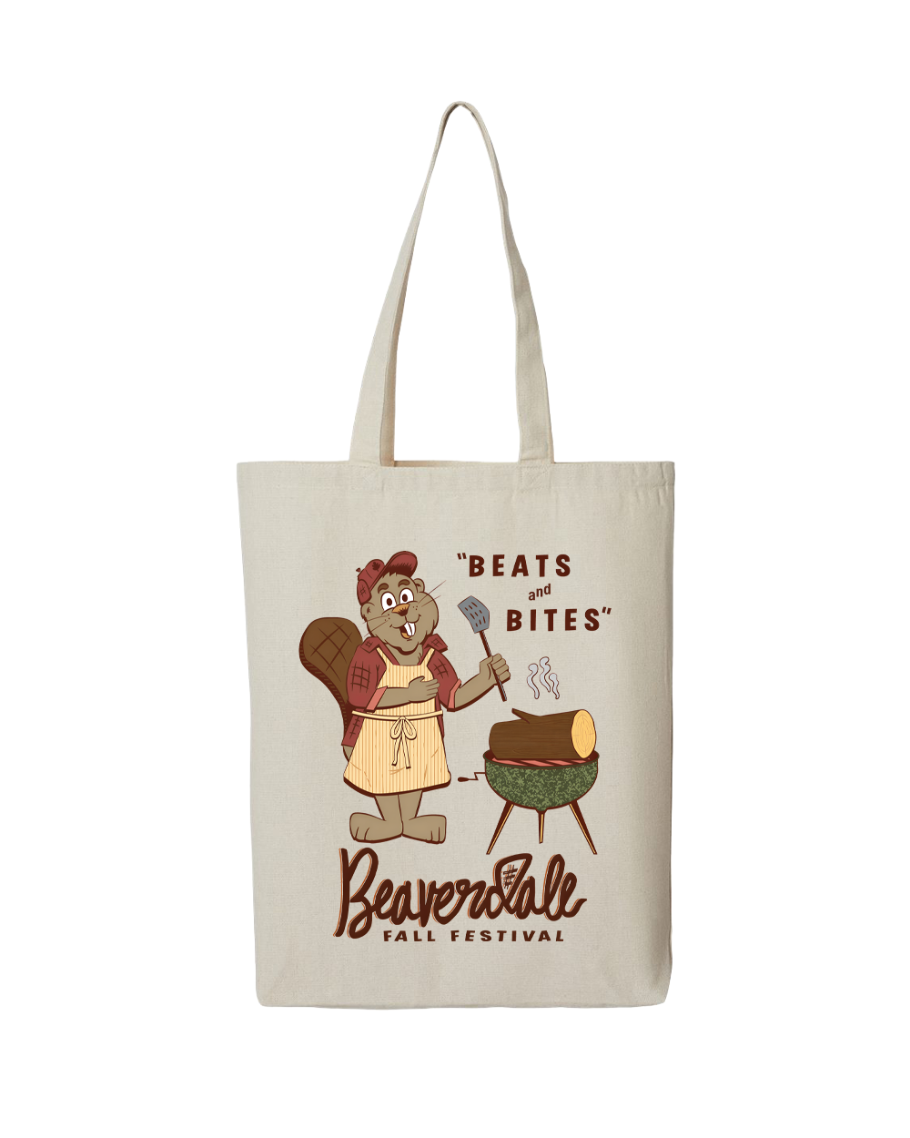 "BEAVERDALE FALL FESTIVAL TOTE BAG" OAD Gusseted Tote - OAD106
