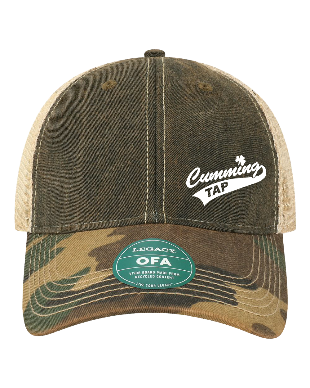 "CUMMING TAP LOGO" OFA-Old Favorite Trucker Cap