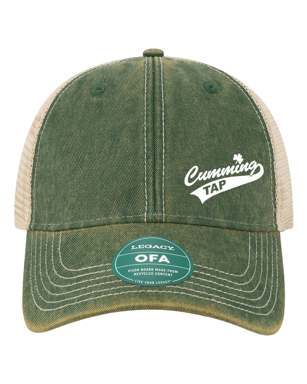 "CUMMING TAP LOGO" OFA-Old Favorite Trucker Cap