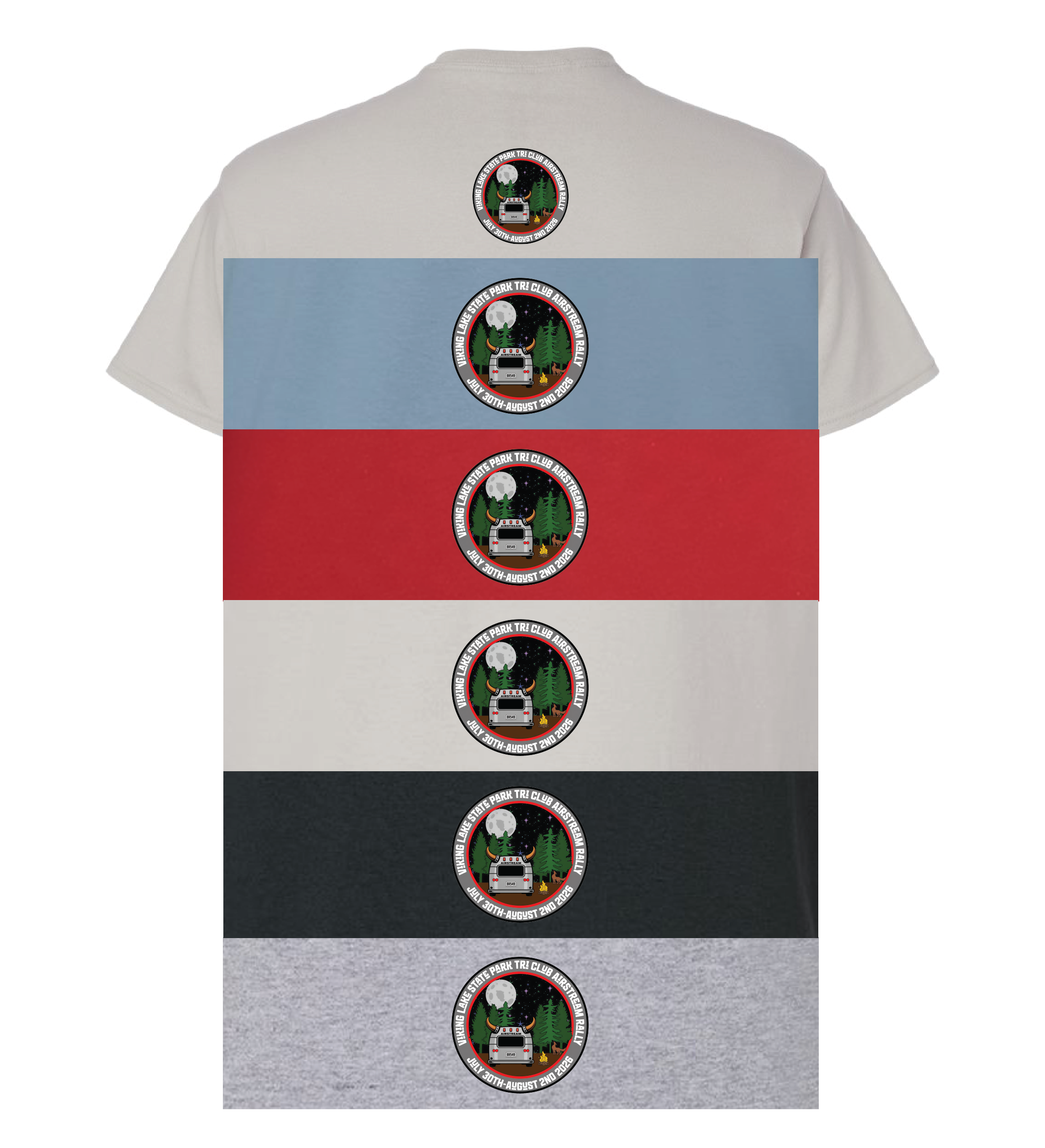 "TRI CLUB AIRSTREAM RALLY" Gildan Unisex Softstyle® V-Neck T-Shirt - 64V00