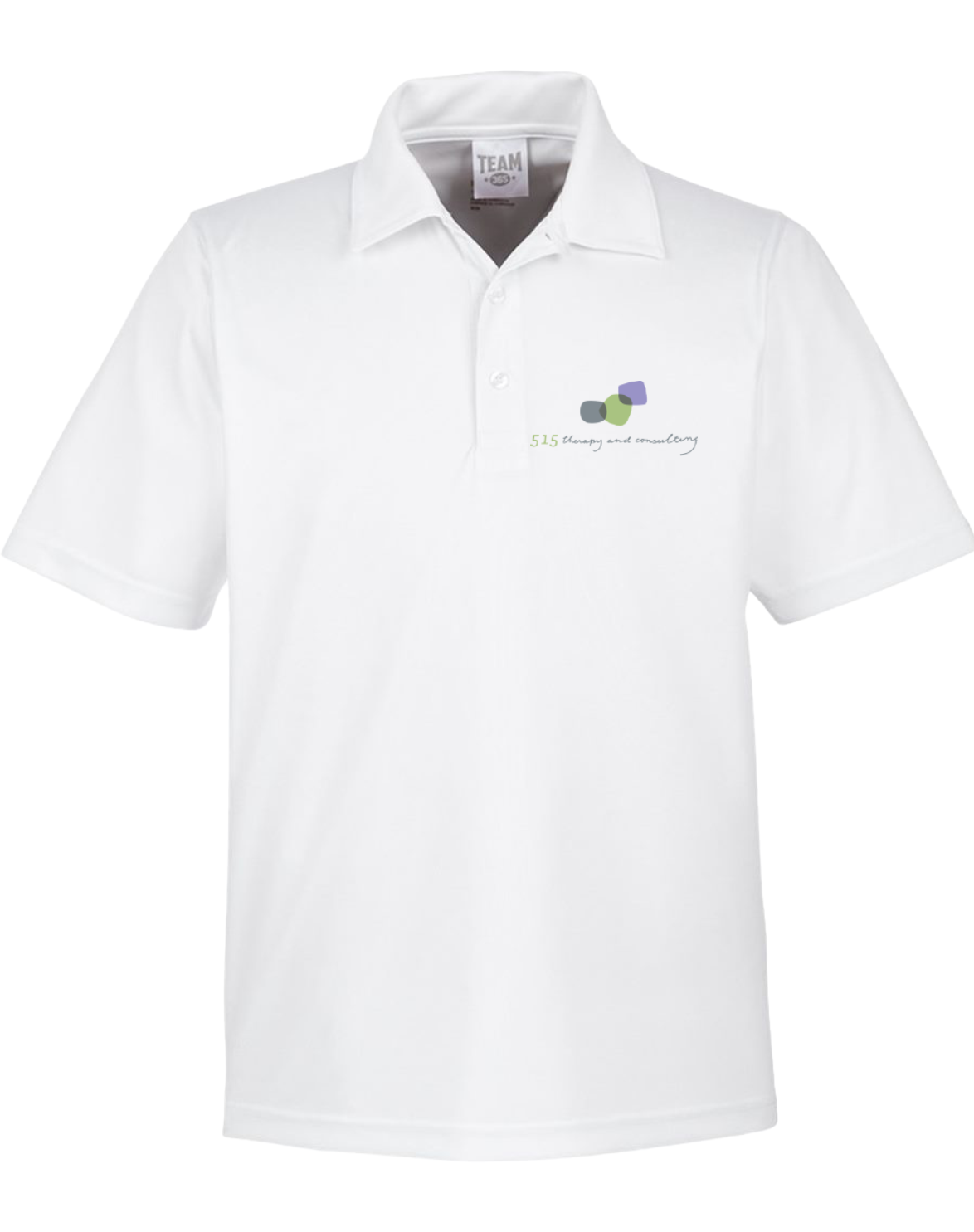 "515 THERAPY AND CONSULTING" Team 365 Men's Zone Performance Polo - TT51